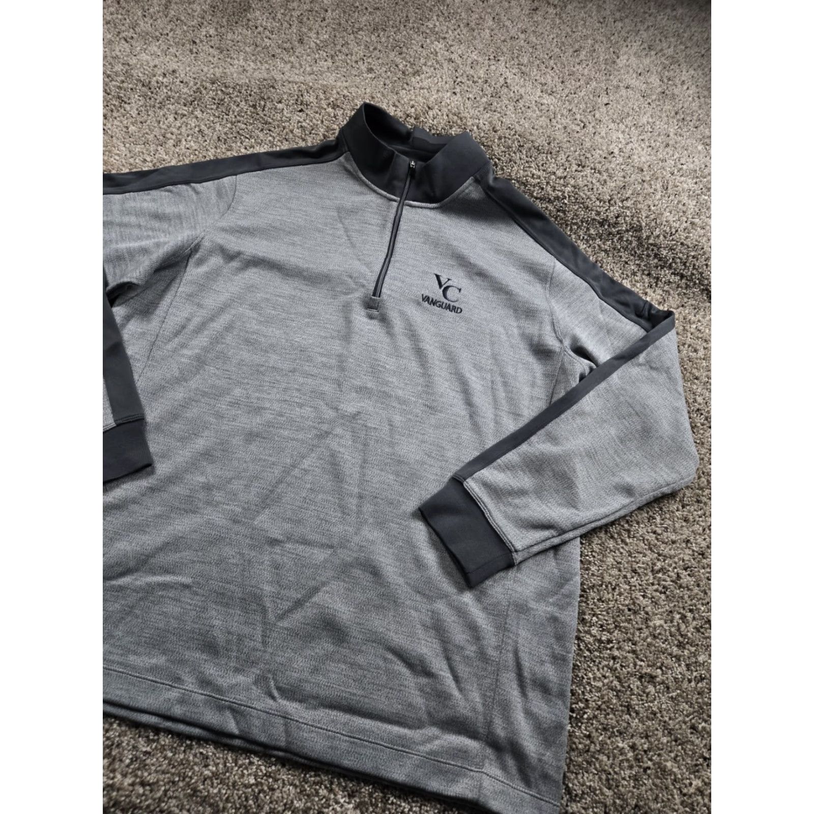 Nike Vanguard Venture Capital 1/4 Zip Pullover XL Mens Gray Nike Dri-Fit Jacket Size US XL / EU 56 / 4 - 2 Thumbnail