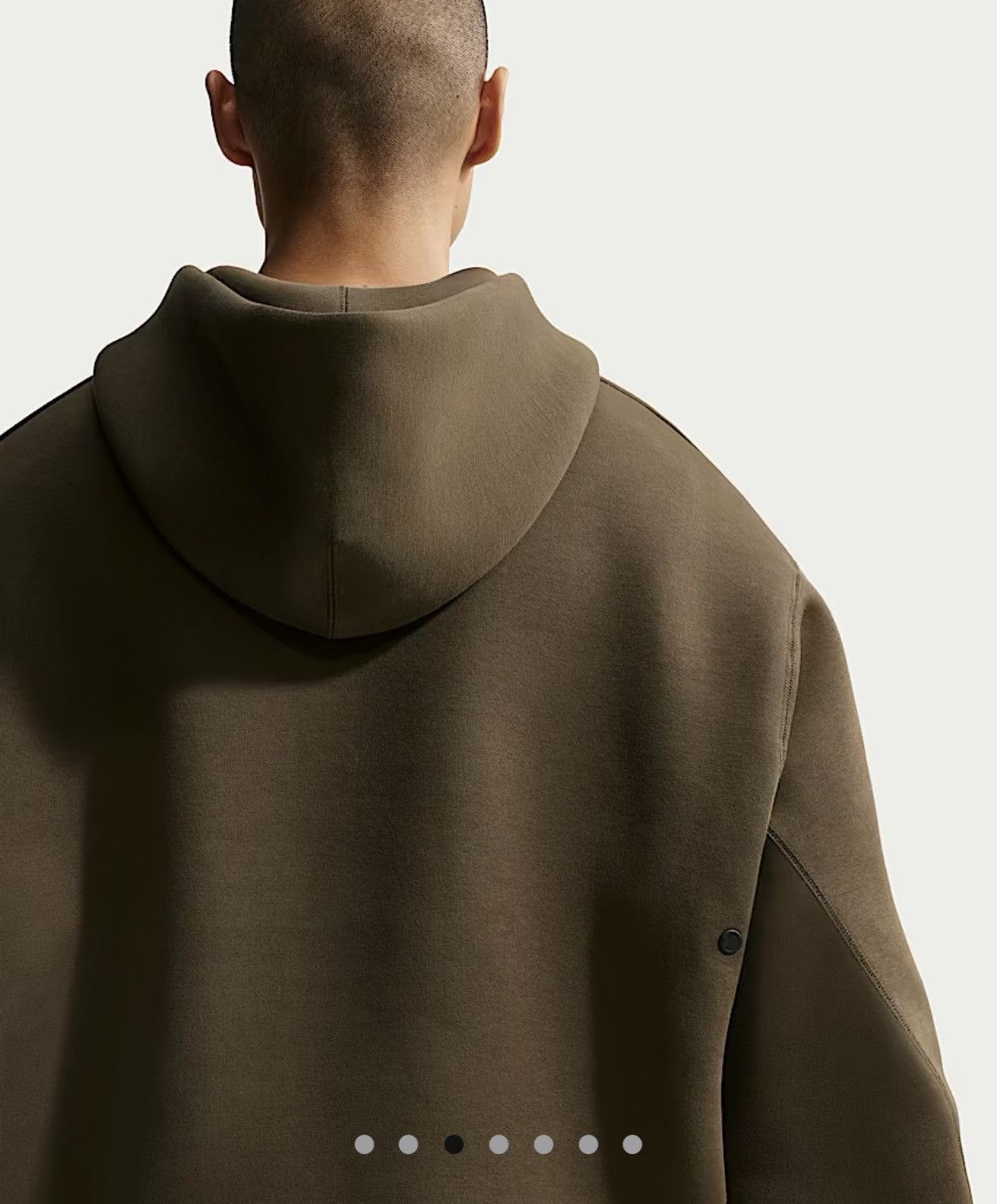 Nike Nike Tech Heavyweight Oversized Cropped Hoodie Size US S / EU 44-46 / 1 - 3 Thumbnail