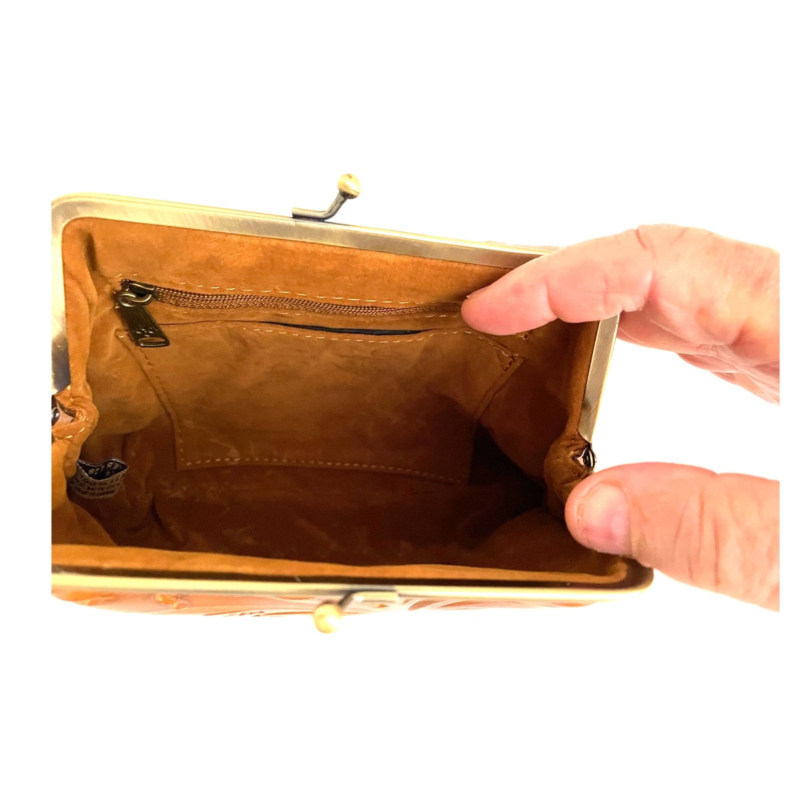 Patricia Nash Patricia Nash Savena Womens Purse Gold. 9" x 6" Size ONE SIZE - 5 Thumbnail