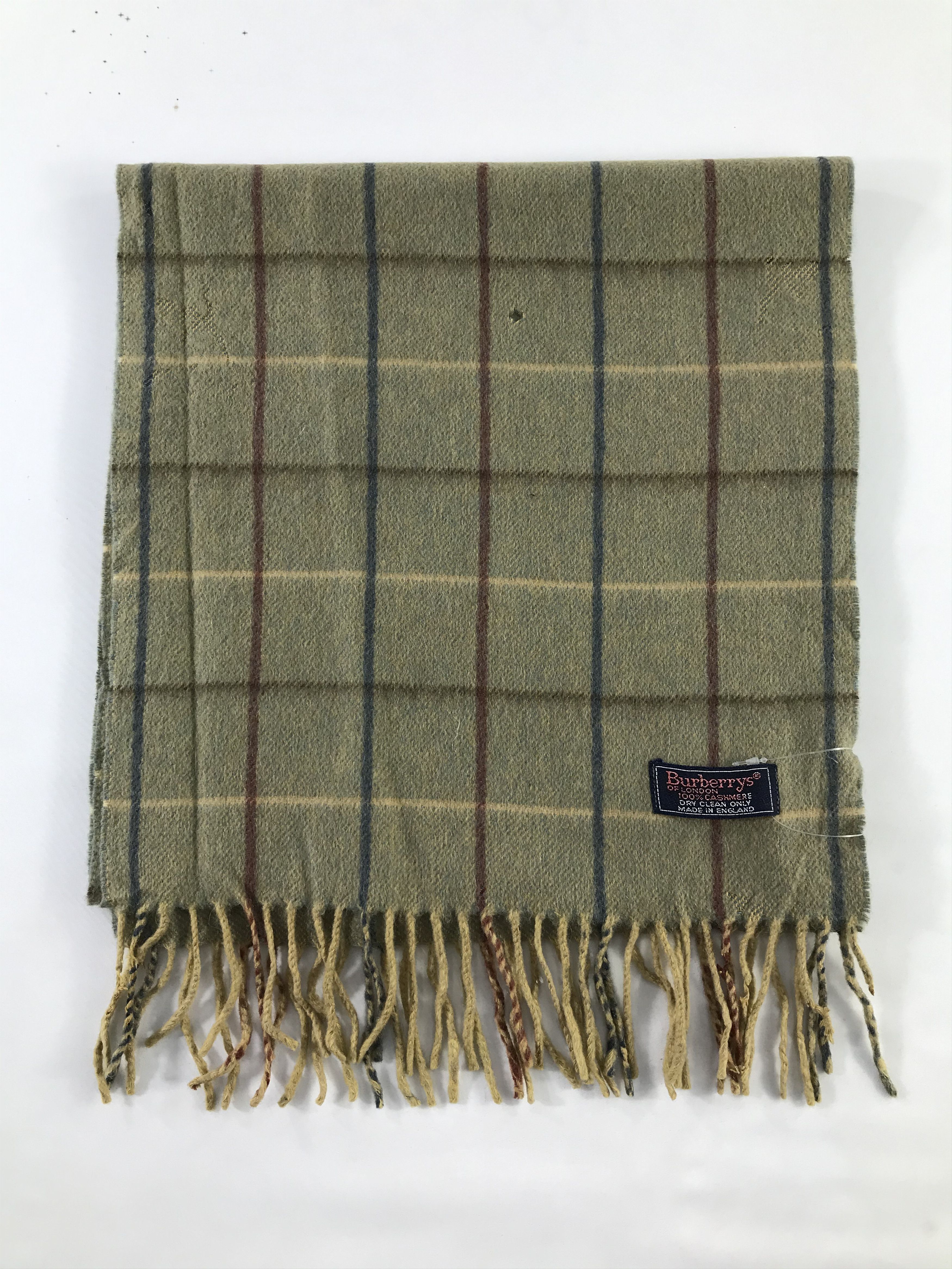 Burberry × Vintage Burberry Scarf / Muffler / Neckwear - WW1899 Size ONE SIZE - 2 Thumbnail