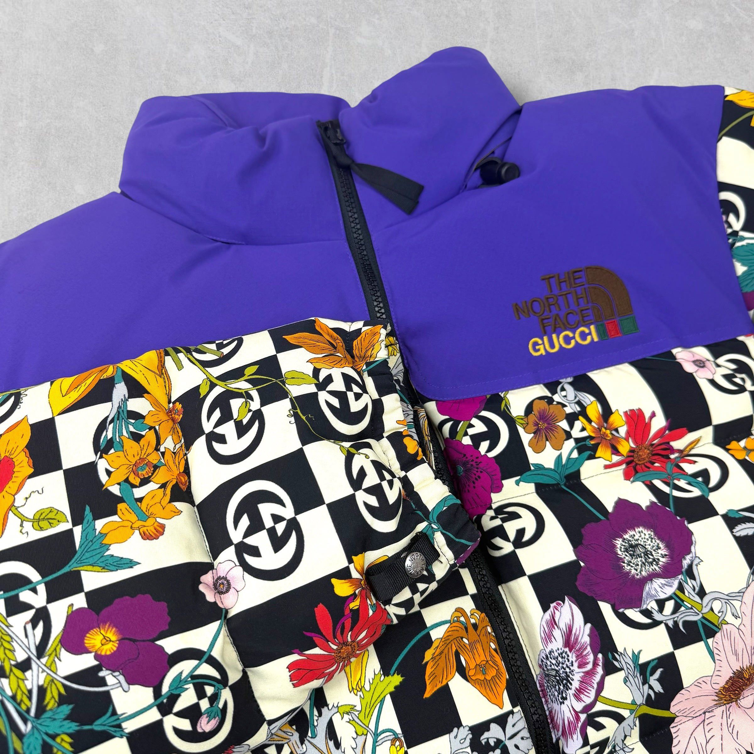 Gucci Gucci X The North Face Floral Shell Down Jacket XL Size US XL / EU 56 / 4 - 3 Thumbnail