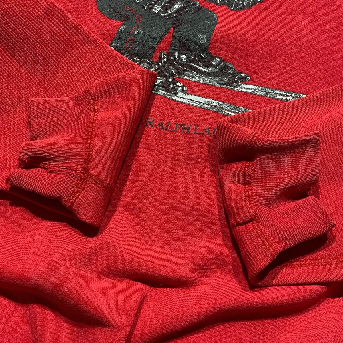 Polo Ralph Lauren × RRL Ralph Lauren × Vintage Crewneck Polo Bear Ski 90’s OG Vintage Size US XL / EU 56 / 4 - 6 Thumbnail