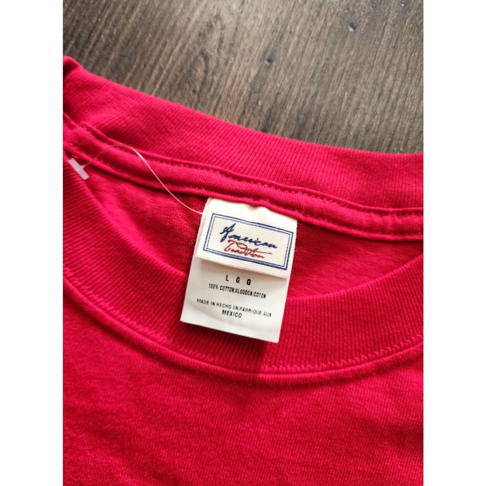 Hunter VINTAGE American Tradition Buck Commander Men's T-Shirt Short Sleeve Crew Neck Cotton Red Logo Americana 80s Size US L / EU 52-54 / 3 - 5 Thumbnail