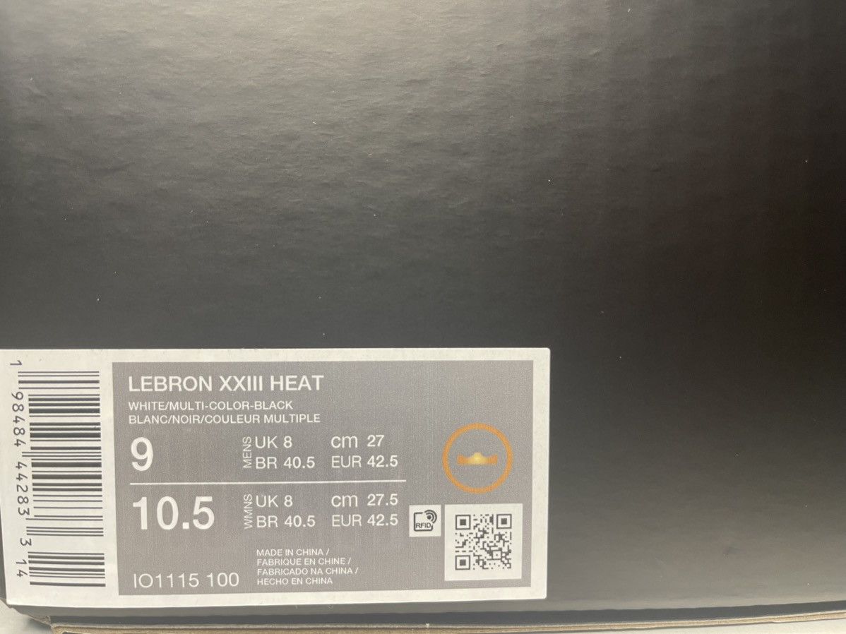 Nike Nike LeBron 23 EP Heatwave Iridescent Size 9 IO1115-100 Size US 9 / EU 42 - 8 Thumbnail