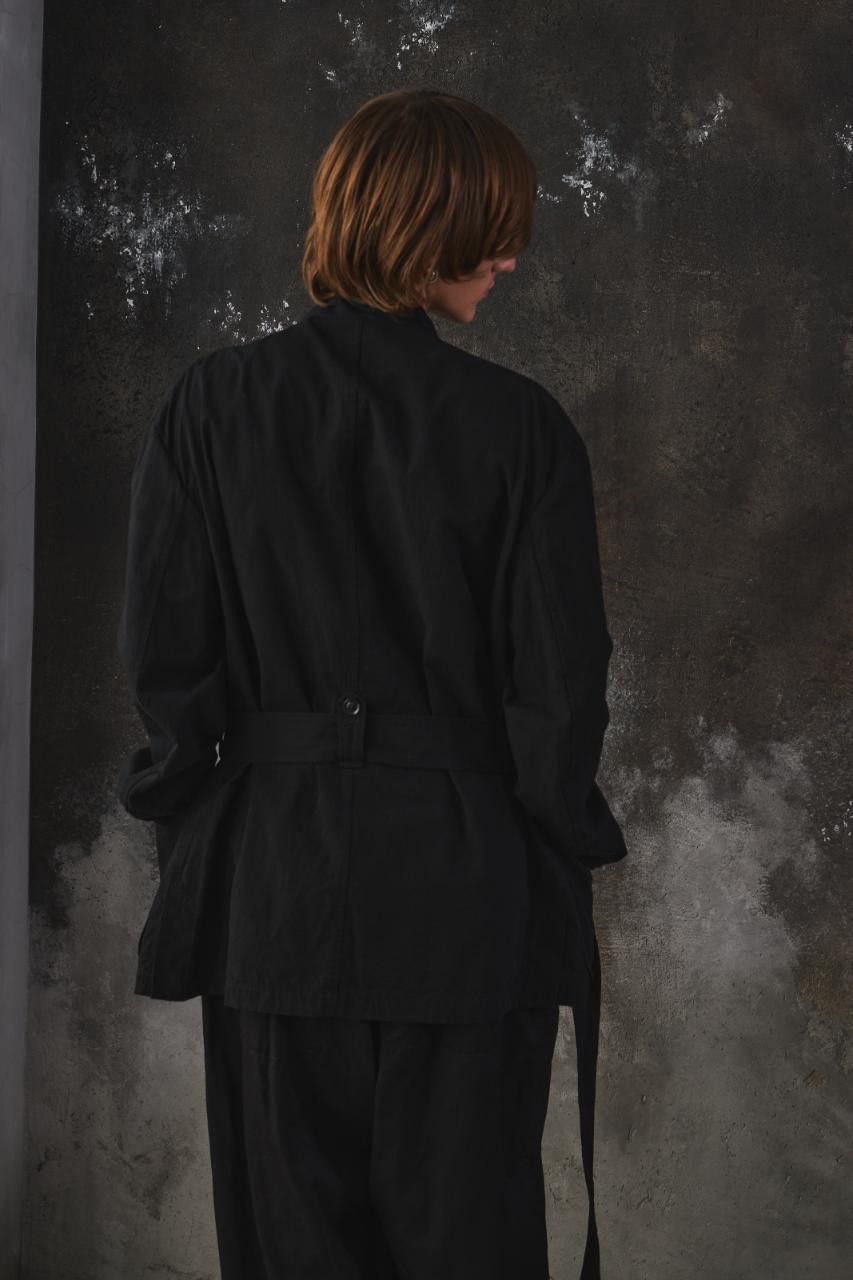 Yohji Yamamoto S'YTE Yohji Yamamoto Cotton/Linen Dungaree Belted Jacket Size US M / EU 48-50 / 2 - 4 Thumbnail