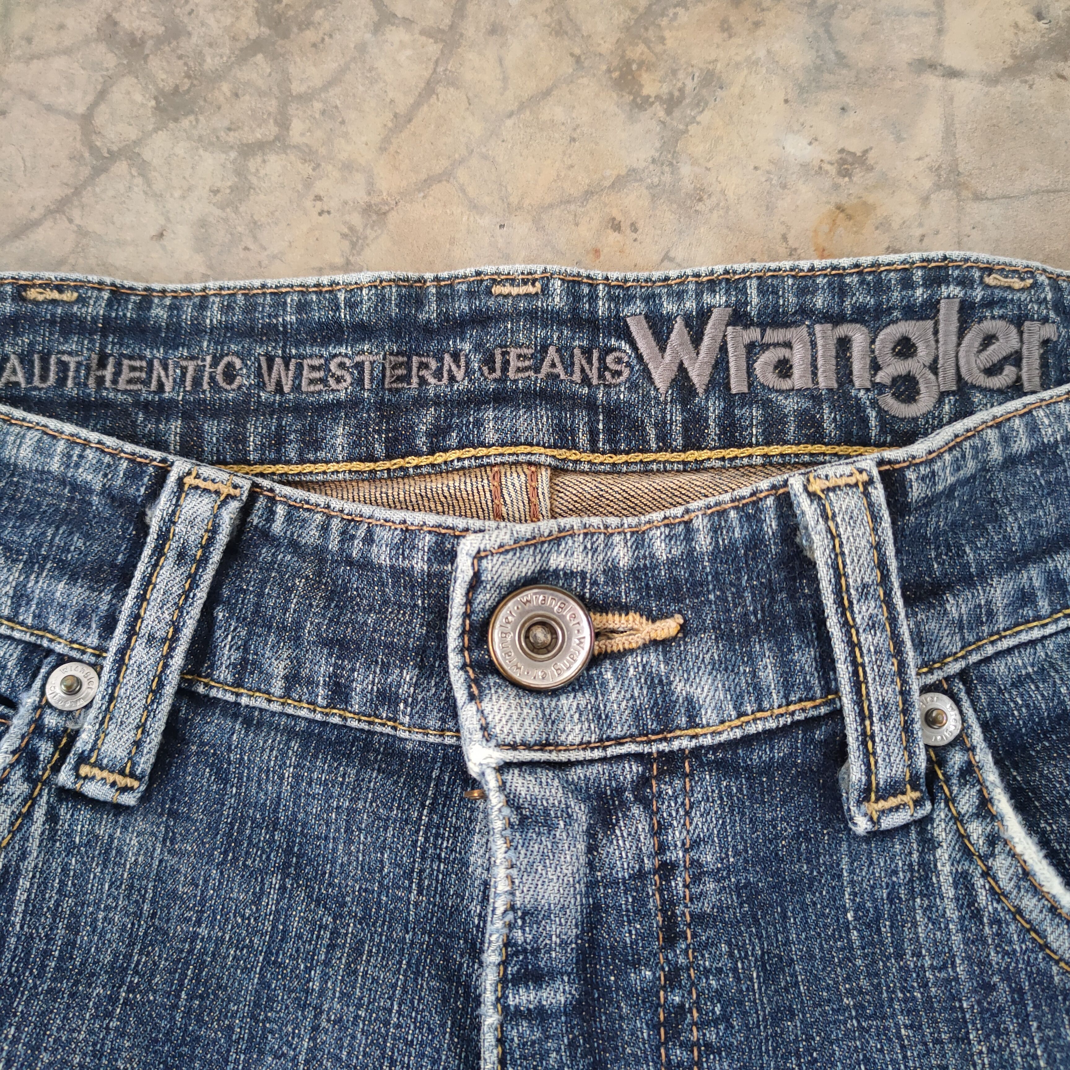 Wrangler W30 VINTAGE WRANGLER FADED DISTRESSED JEAN DENIM PANTS Size US 30 / EU 46 - 5 Thumbnail