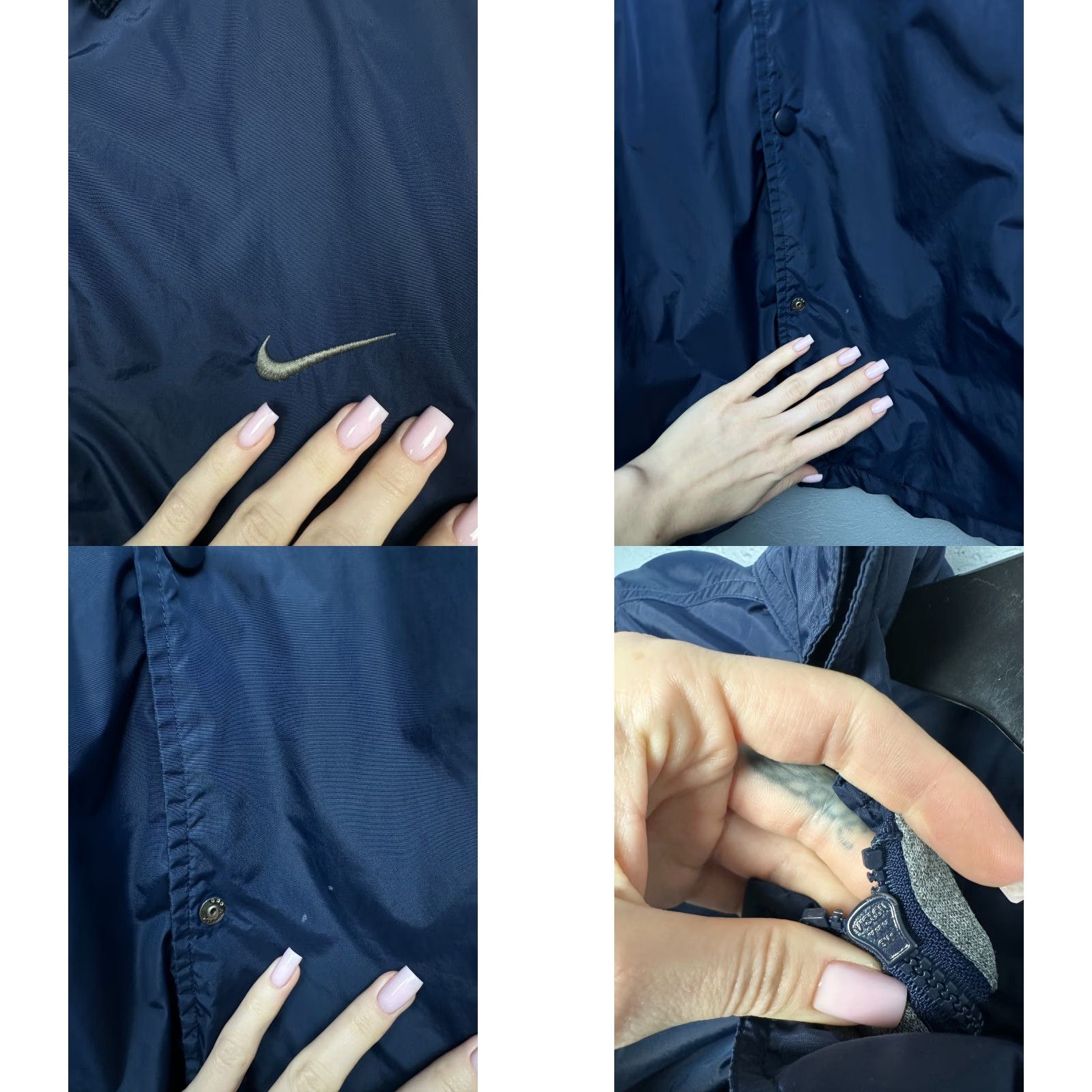 Nike Nike 90s Vintage Mens Nylon Jacket L Blue Logo Windbreaker Jacket Mens 90s Vintage Nike Jacket Size US L / EU 52-54 / 3 - 8 Thumbnail