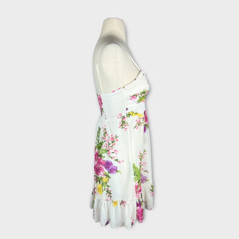 Macys Trixxi | Floral Strappy Sweetheart Dress | Size 5 Size S / US 4 / IT 40 - 2 Thumbnail