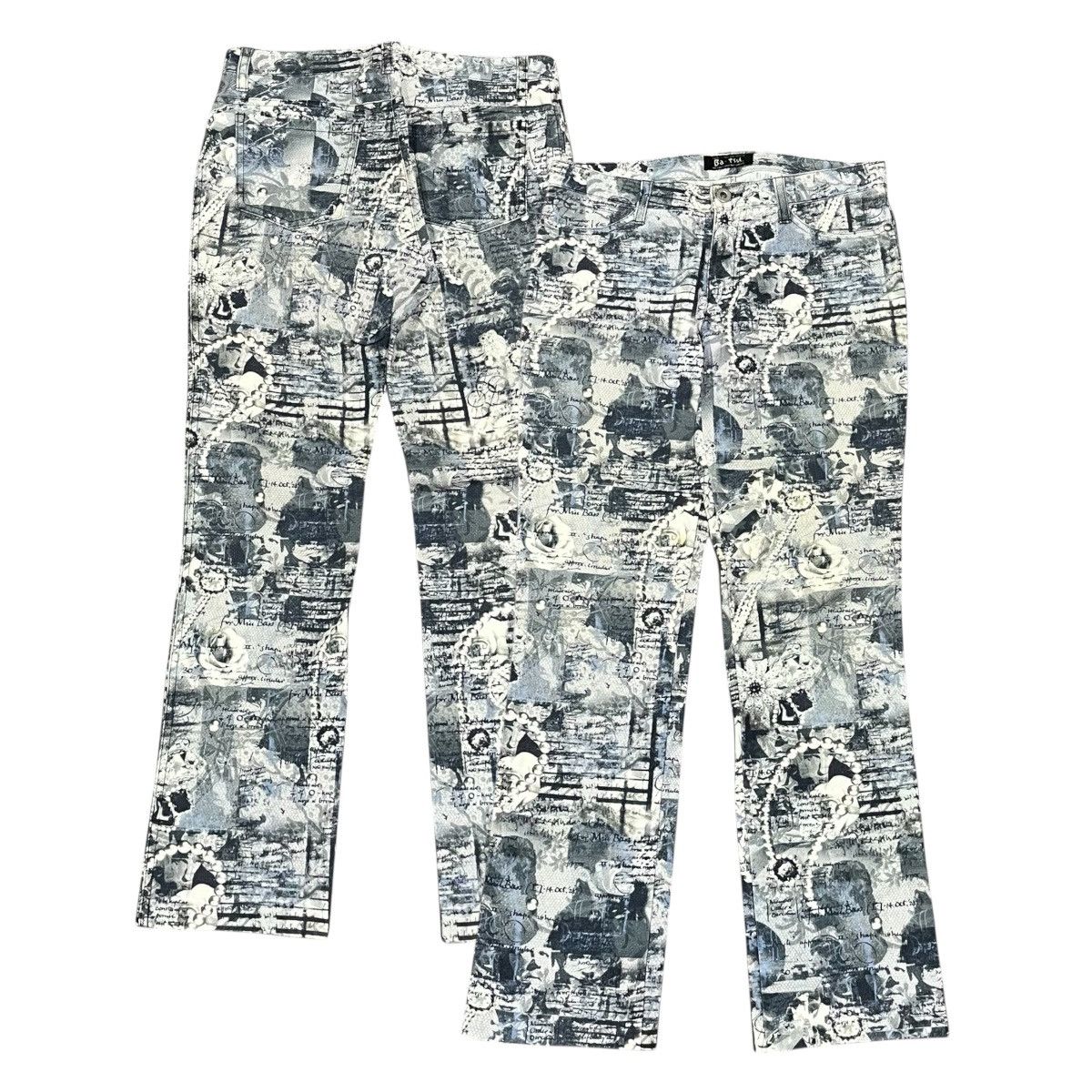Seditionaries Bat-su Neutral Tone Visul Poetry Stretch Pant Size US 26 / EU 42 - 1 Thumbnail