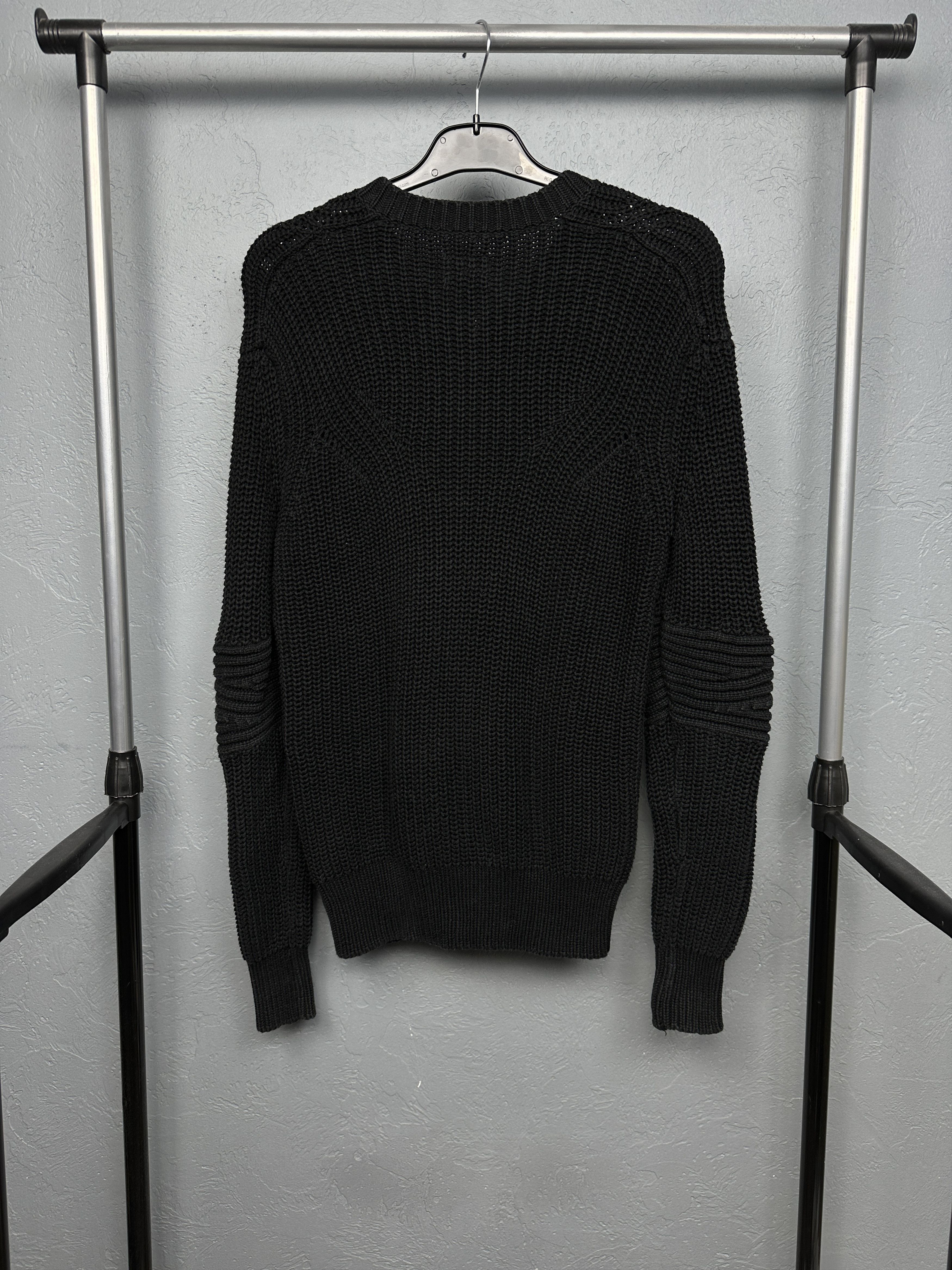 Allsaints Allsaints Mens Moat Knit Bomber Sweater Size US XS / EU 42 / 0 - 5 Thumbnail