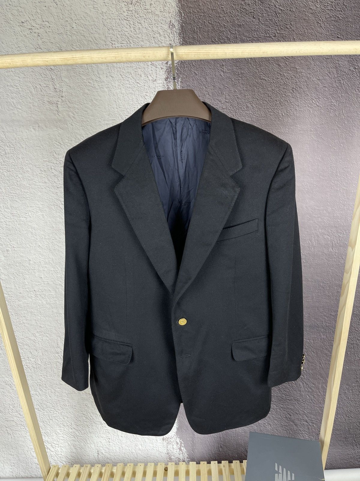 Lanvin Lanvin 100% cashmere 2 button blazer sport coat Size 44R - 11 Thumbnail