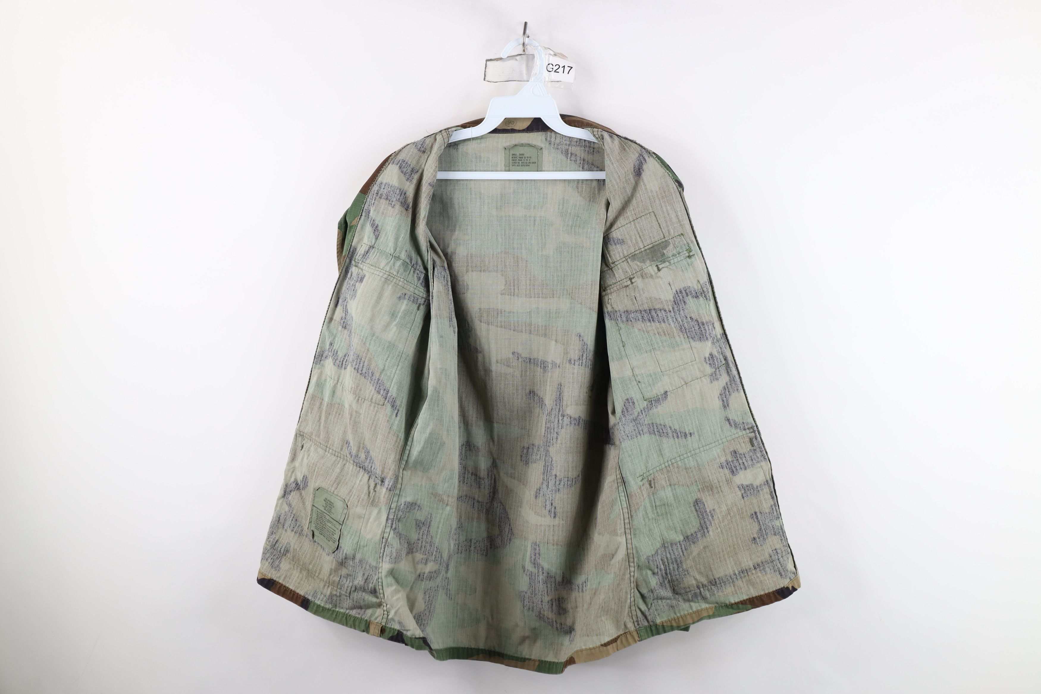 Vintage Vintage 90s Hot Weather Camouflage Field Combat Jacket USA Size US S / EU 44-46 / 1 - 13 Thumbnail