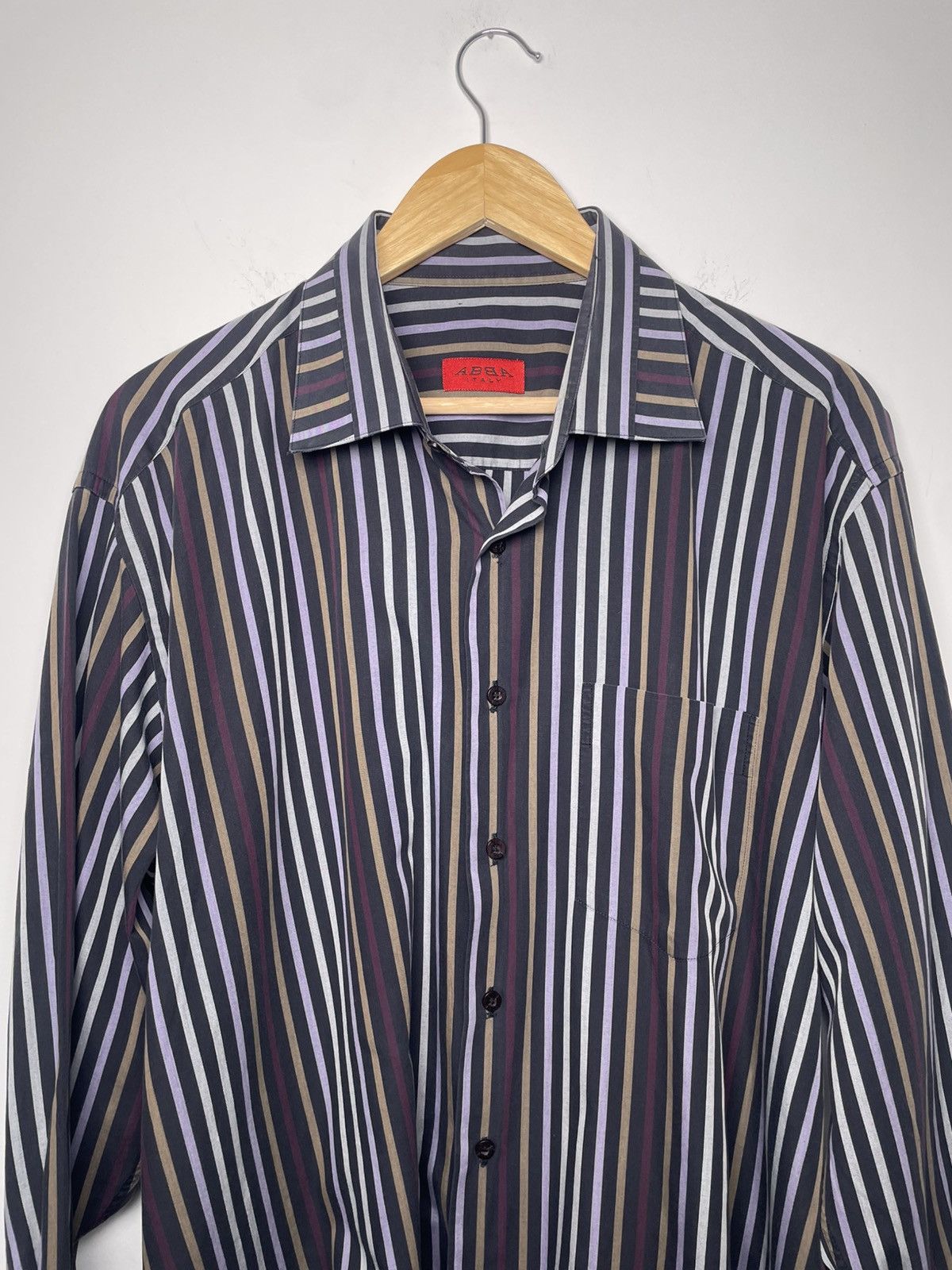 Other ABBA Italy 70s Stripe Disco Shirt XXL Size US XXL / EU 58 / 5 - 3 Thumbnail