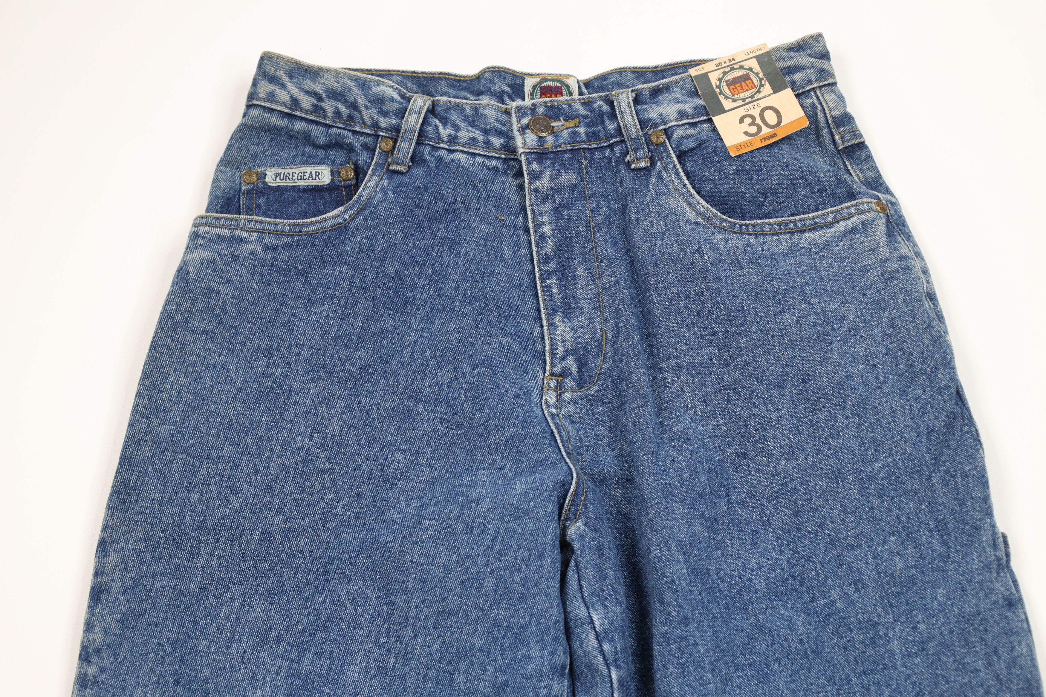 Vintage Deadstock Vintage 90s Streetwear Fit Skateboard Denim Jeans Size US 30 / EU 46 - 2 Thumbnail