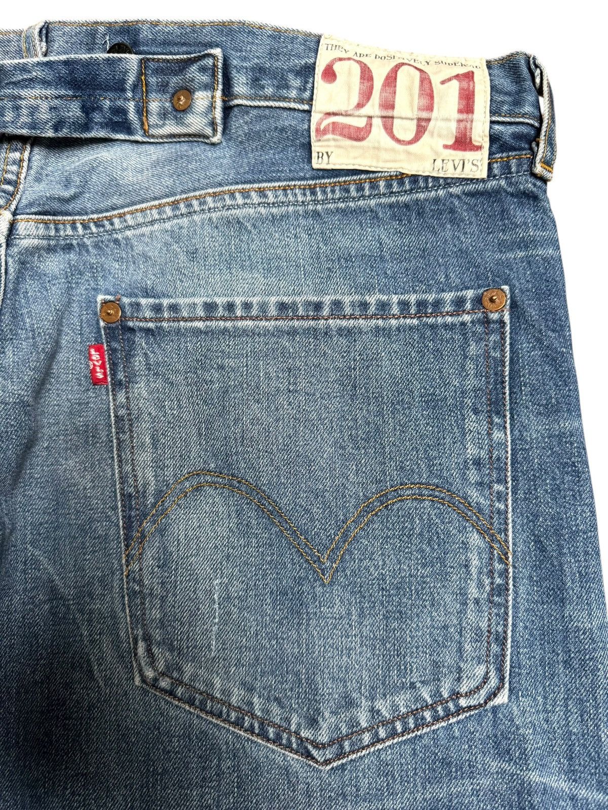 Levi's Authentic Levi’s 201 classic straight jeans 34x32 Size US 34 / EU 50 - 4 Thumbnail