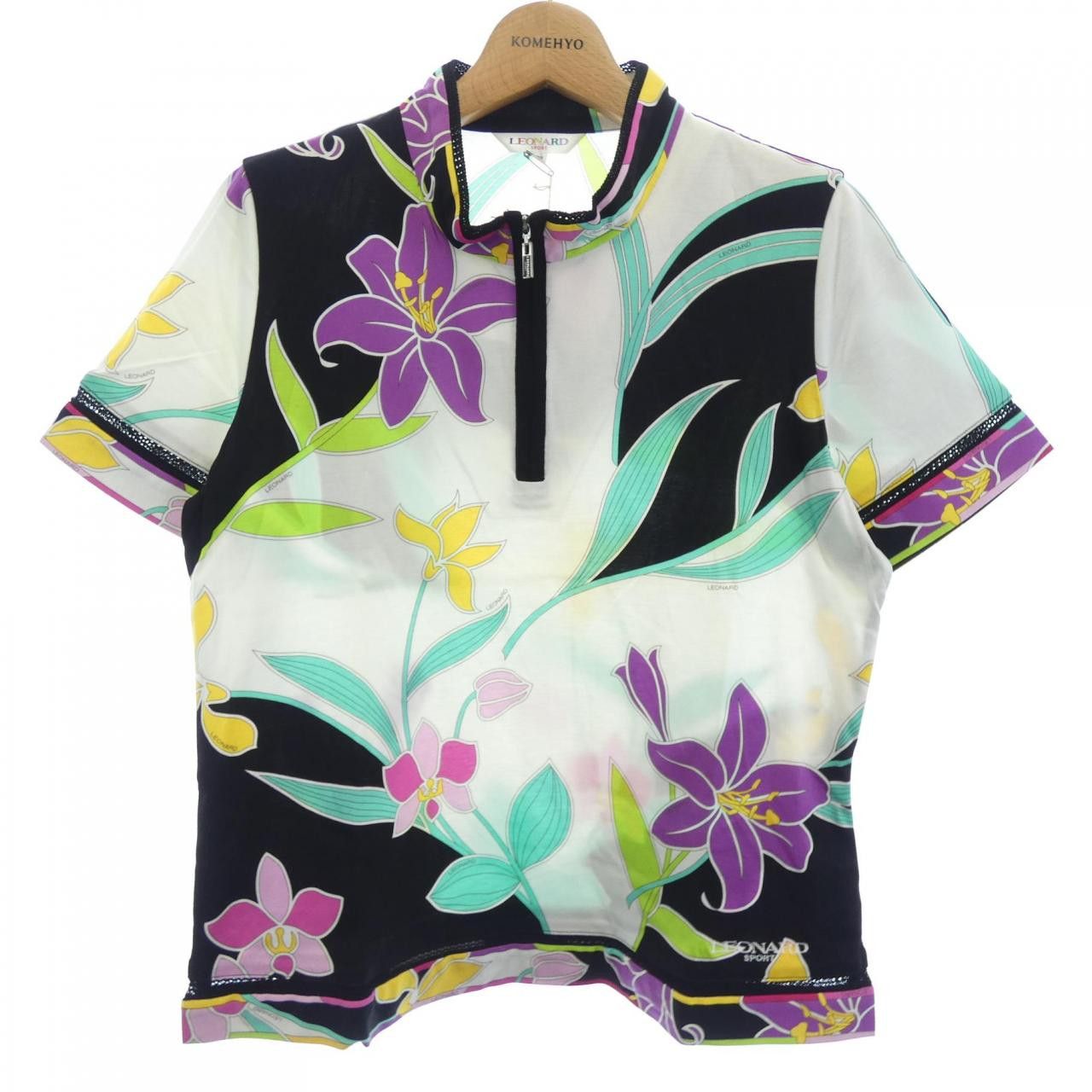 Other Leonard Leonard Sport Floral Top Textile Tops 0578605 DUTY FREE for USA Size ONE SIZE - 1 Thumbnail