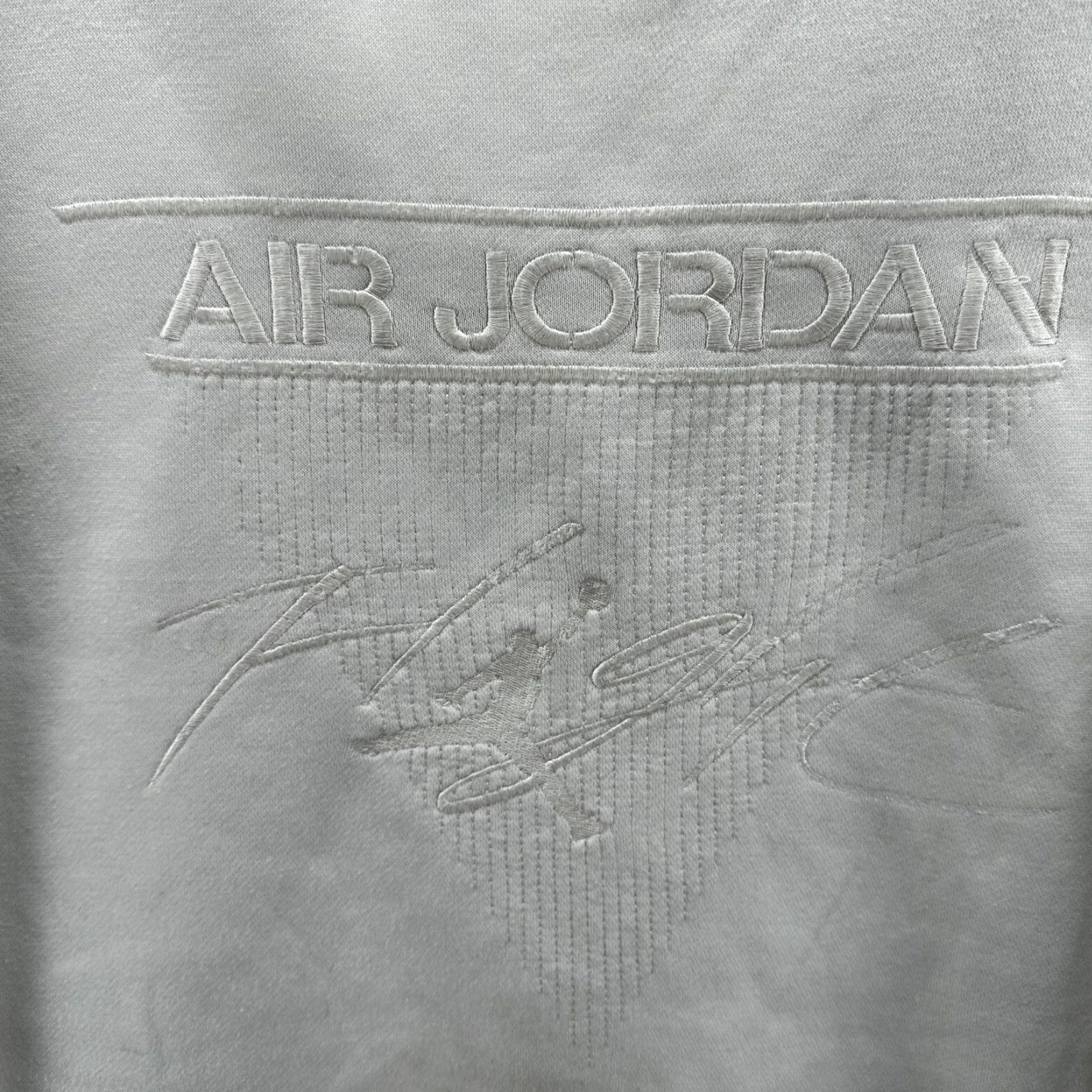 Jordan Brand Air Jordan Sweatshirt White Men's 2XL Long Sleeve Fleece Crew Neck Pullover Cotton Blend Regular Crew Neck Size US XXL / EU 58 / 5 - 5 Thumbnail