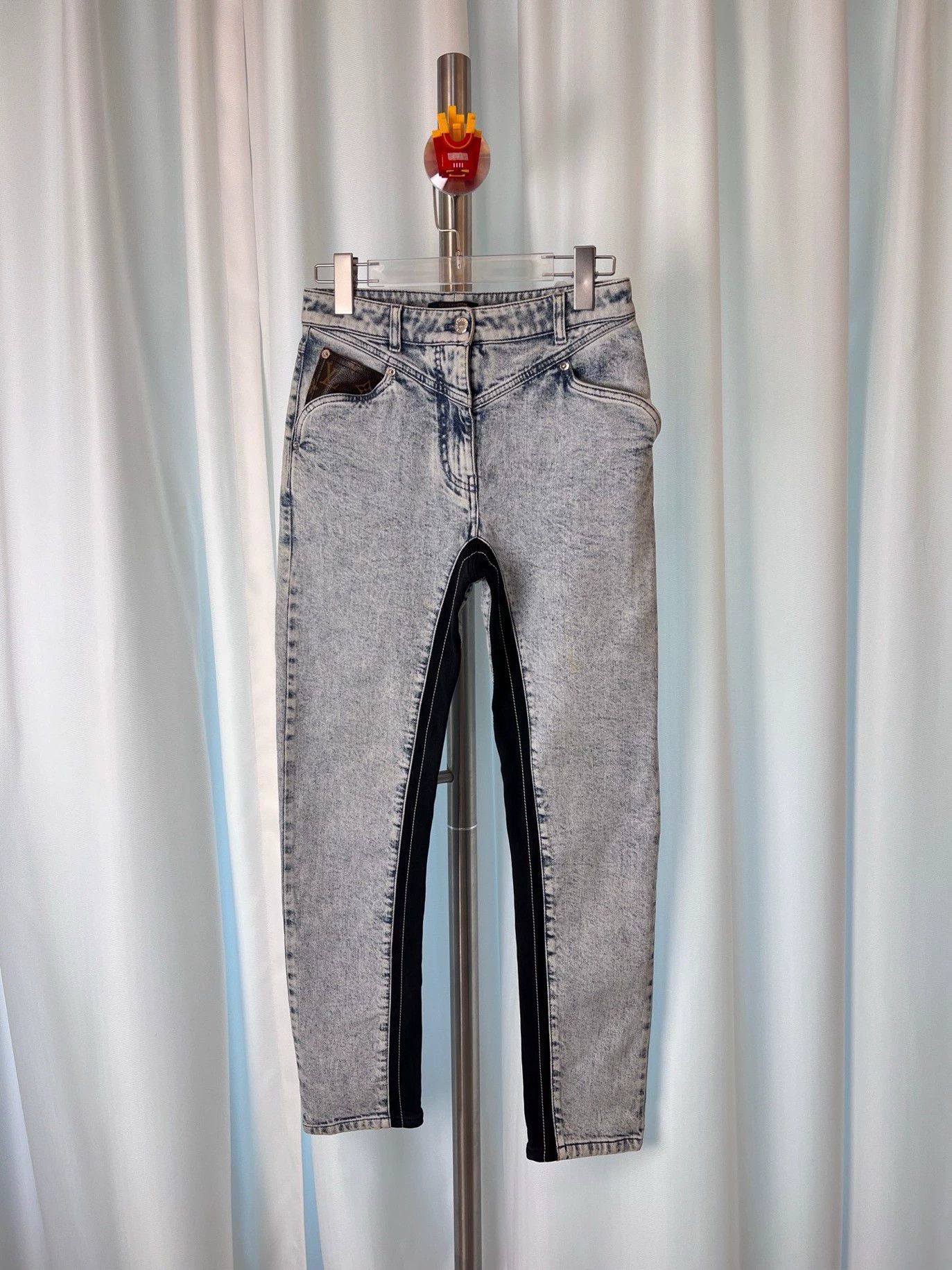Louis Vuitton Monogram Light Wash Jeans - dmc