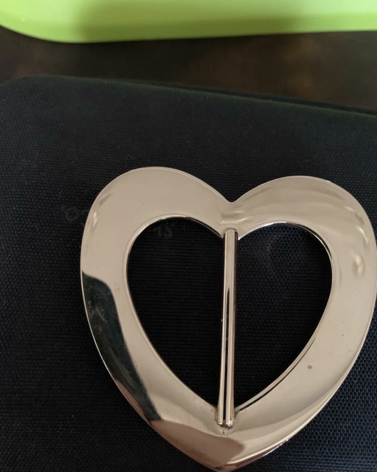 Gucci Gucci genuine leather belt with gold heart-shaped buckle K16 Size ONE SIZE - 2 Thumbnail