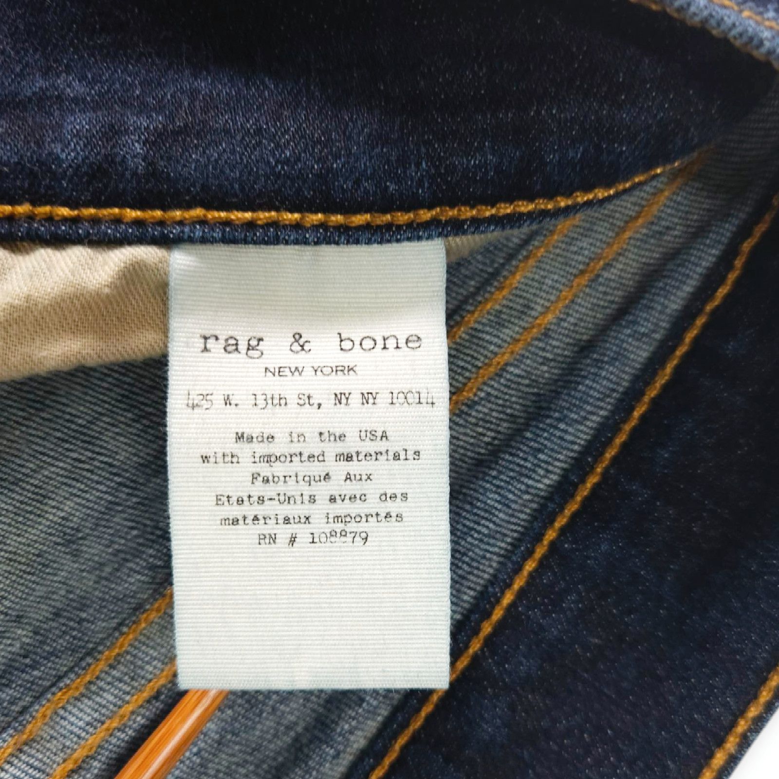 Rag & Bone EUC Rag & Bone Low Rise Denim Ankle Skinny Jeans Sz. 27x26 Size 27" / US 4 / IT 40 - 6 Thumbnail