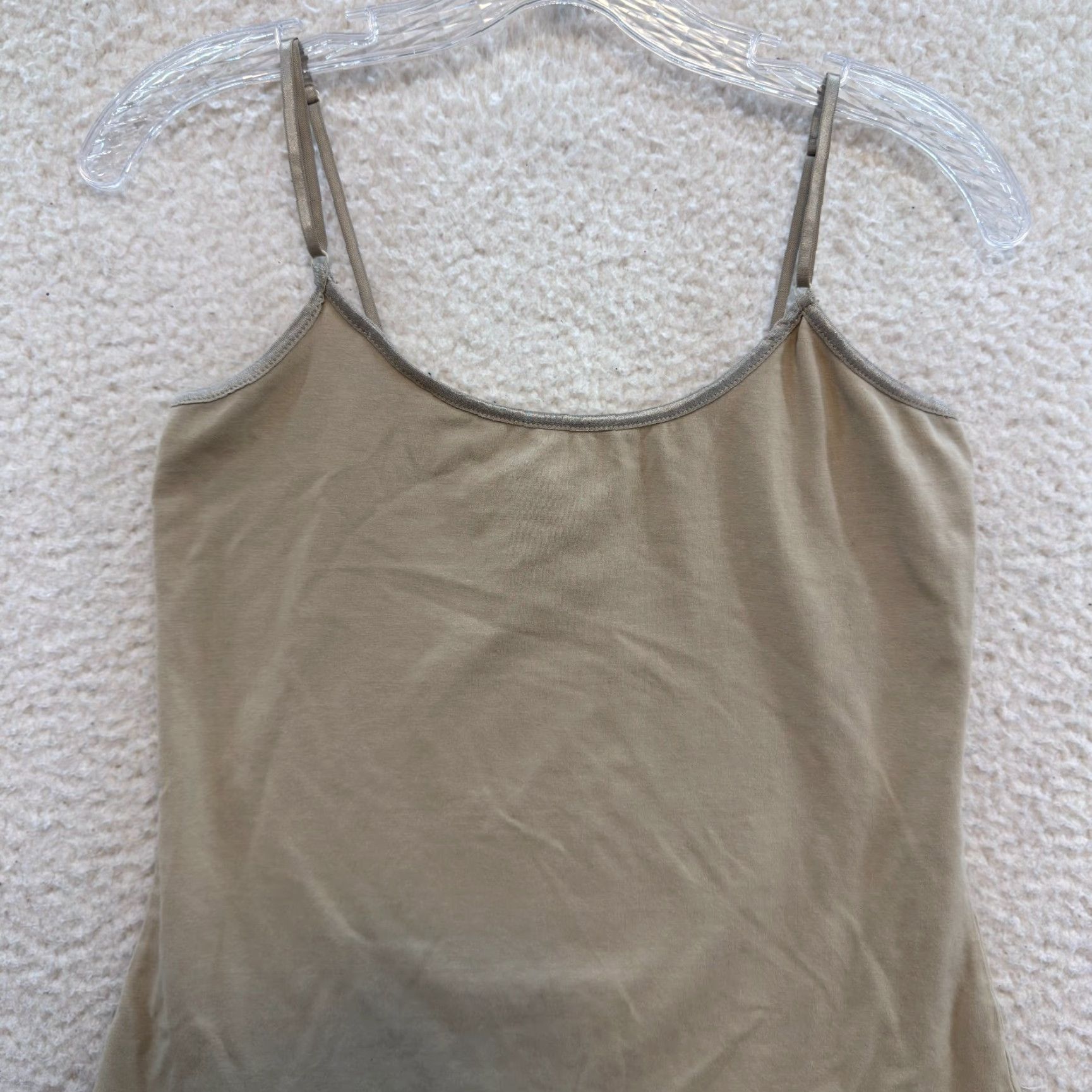 Vintage VINTAGE Marianne Camisole Tank Top Shirt L Beige Grunge Boho Fairy Y2K Burnished Beige Large Size L / US 10 / IT 46 - 3 Thumbnail