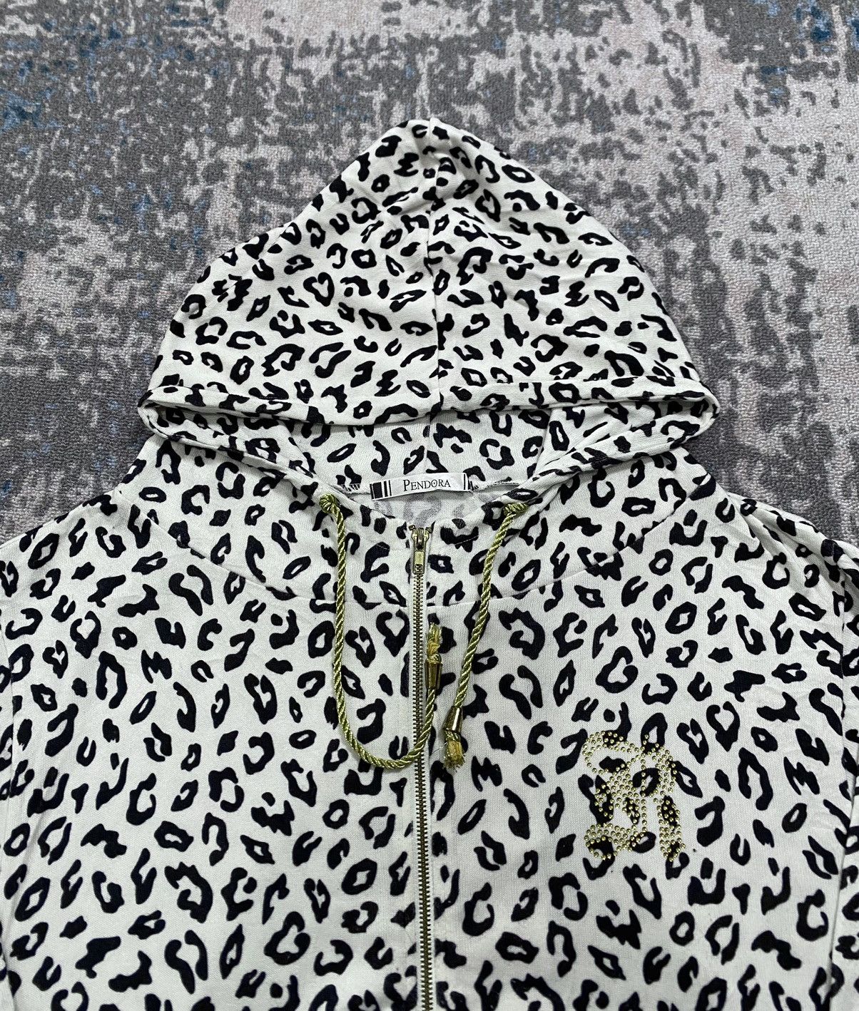 If Six Was Nine Japanes Pendora Leopard Hoodie Emo Gothic Style Size US M / EU 48-50 / 2 - 3 Thumbnail