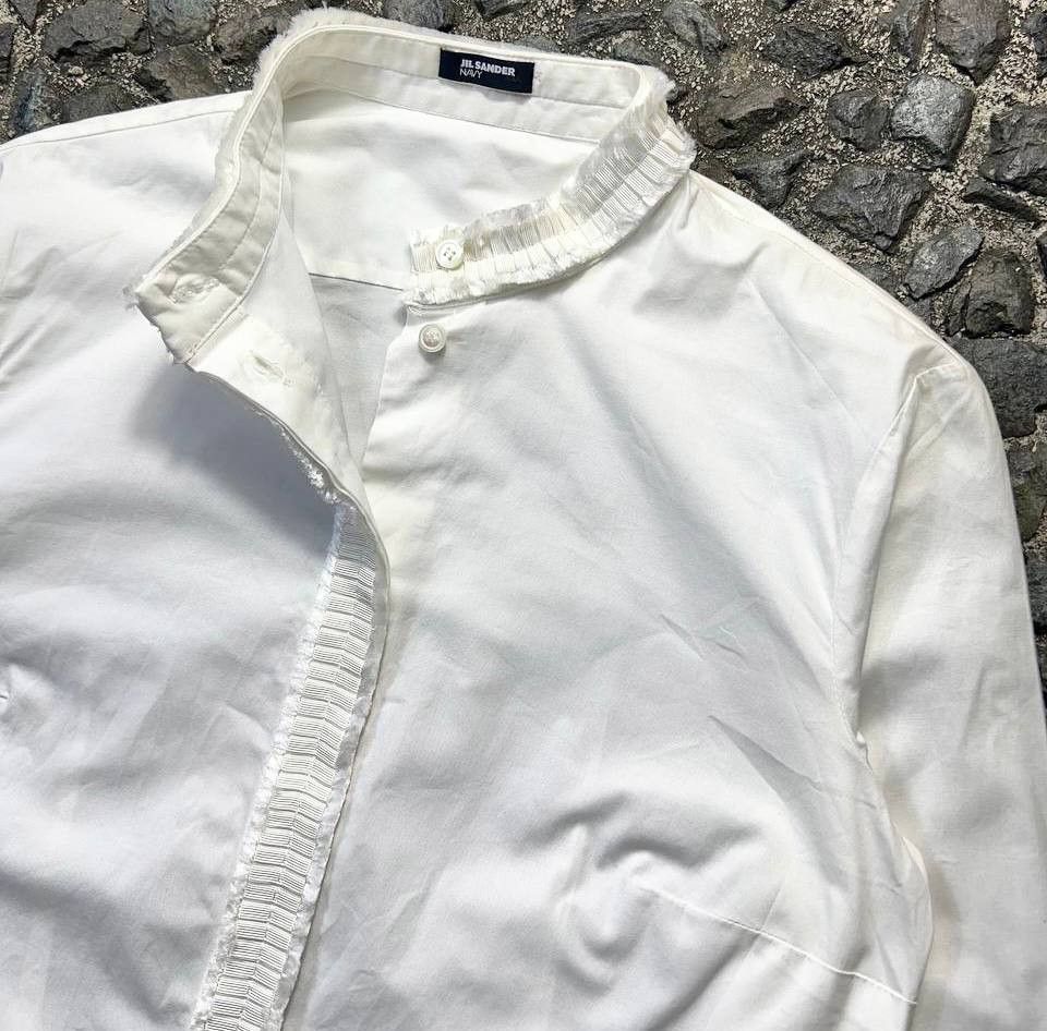 Jil Sander Jil Sander - Frill Shirt Size S / US 4 / IT 40 - 3 Thumbnail
