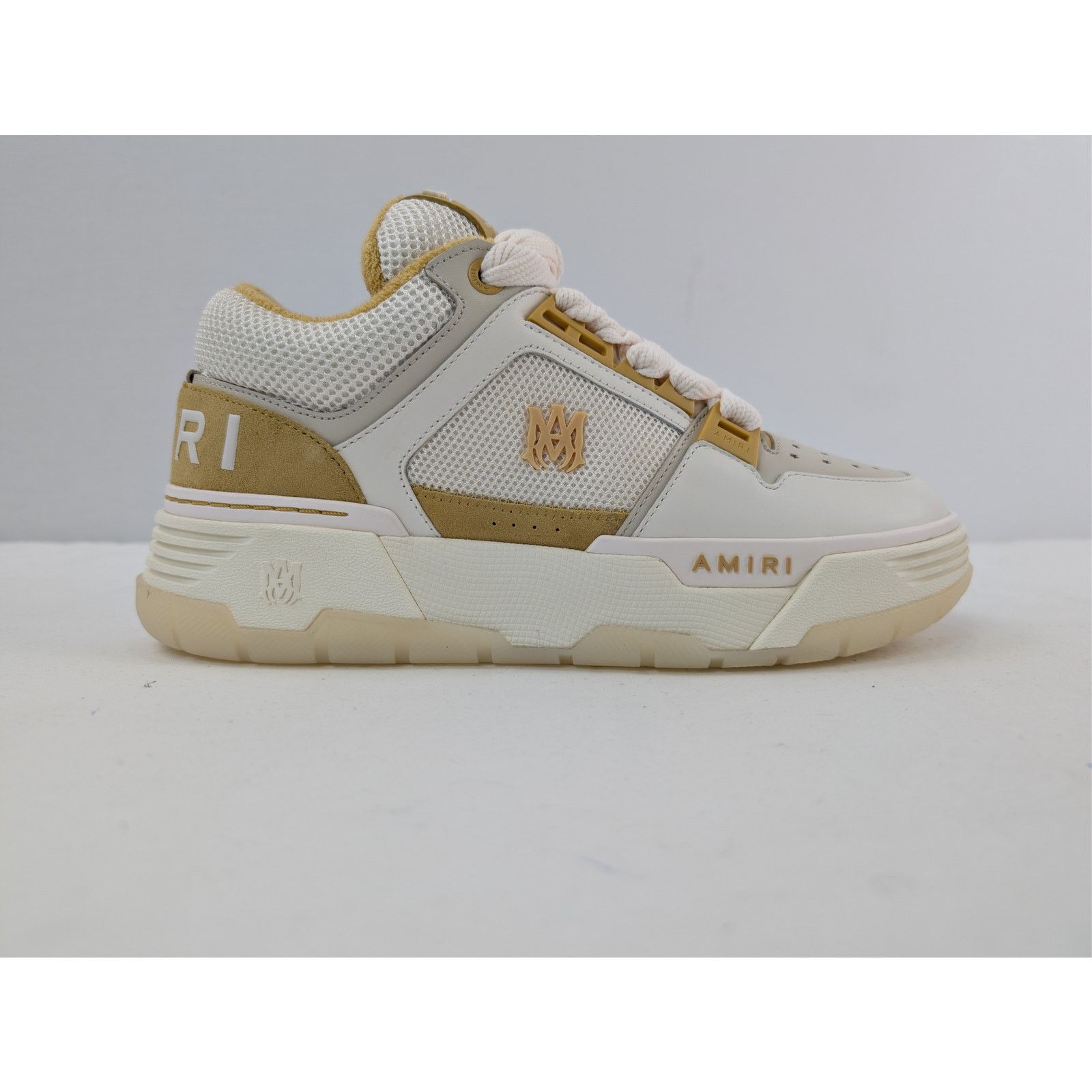 Amiri o1rshd1 Q:2 / MA-1 Low-Top Sneakers in Champagne Size US 10 / EU 43 - 4 Thumbnail