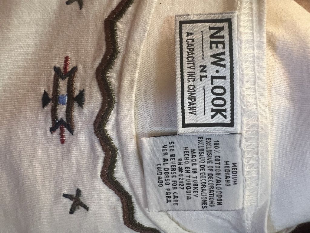 New Look New Look vintage short sleeve t shirt Native American M Size L / US 10 / IT 46 - 4 Thumbnail
