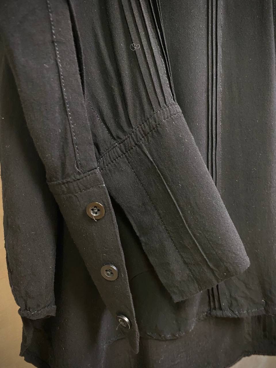 Ann Demeulemeester Shirt with pleated effect S Size 46R - 6 Thumbnail
