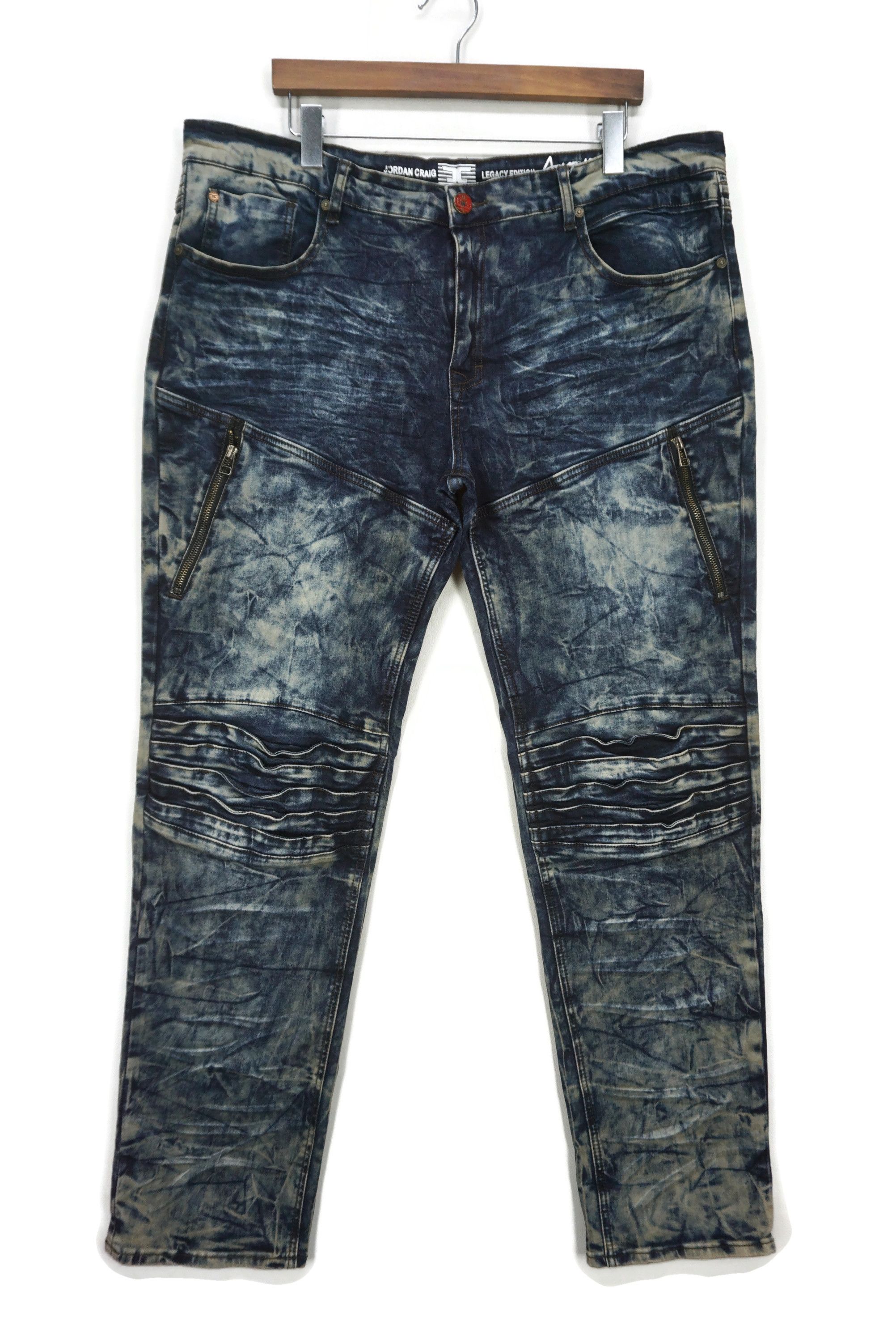 Jordan Craig Legacy Edition Jeans W41xL32 Artisan Series Acid Wash Denim Size US 40 / EU 56 - 1 Thumbnail