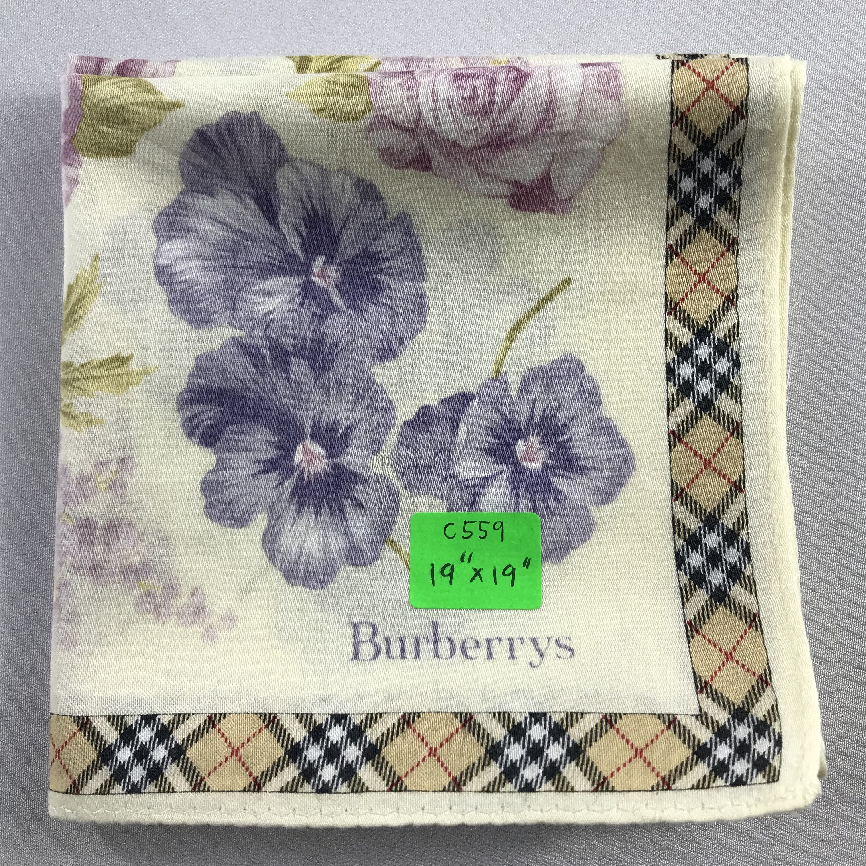 Burberry Burberry Handkerchief / Bandana / Neckerchief C559 Size ONE SIZE - 7 Thumbnail
