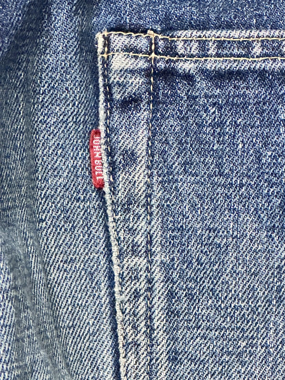 Johnbull Johnbull Vintage Selvedge Distressed Ripped Jeans With Faded Size US 32 / EU 48 - 9 Thumbnail