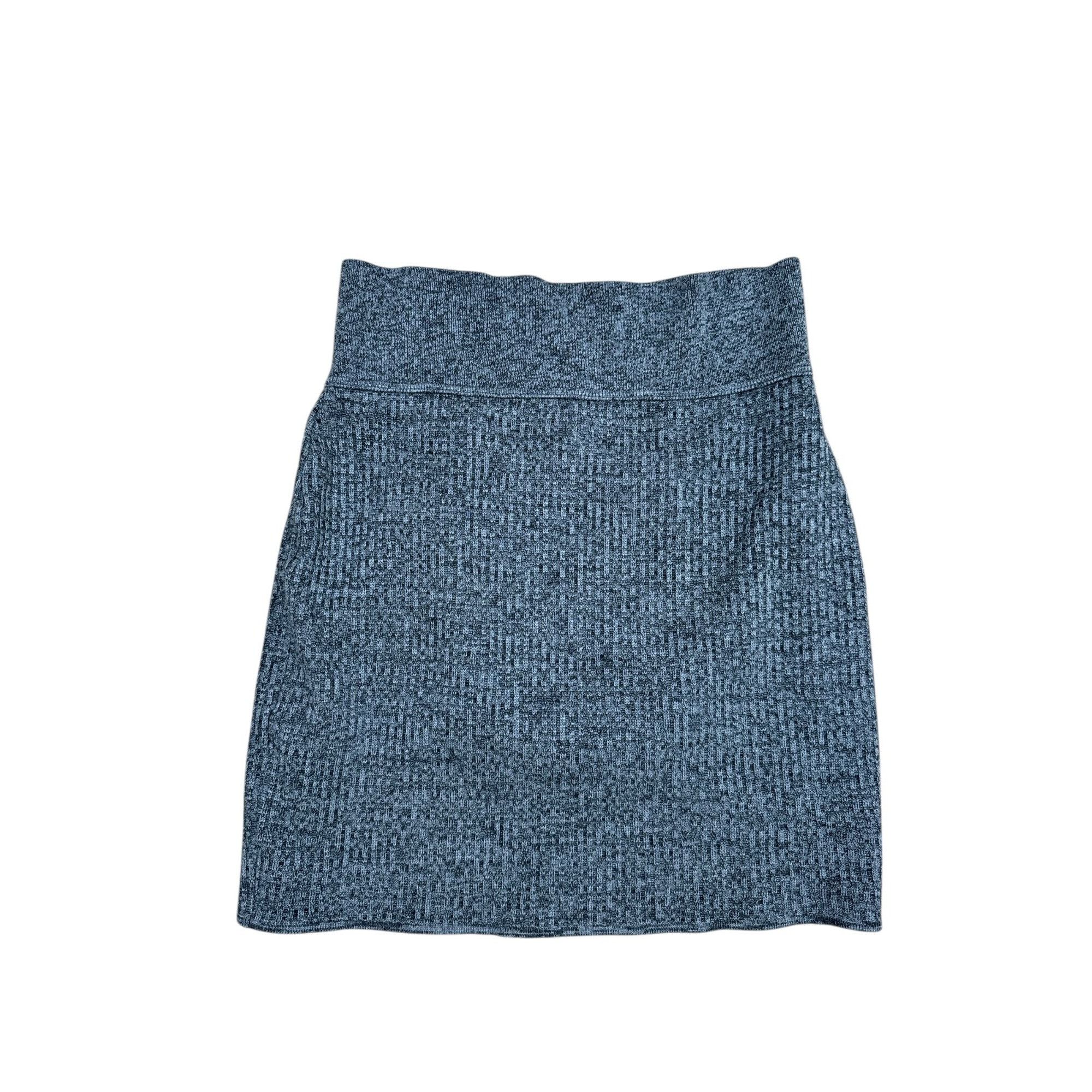 Yves Saint Laurent 1990s Grey Merino Wool Knit Skirt Size 28" / US 6 / IT 42 - 1 Thumbnail