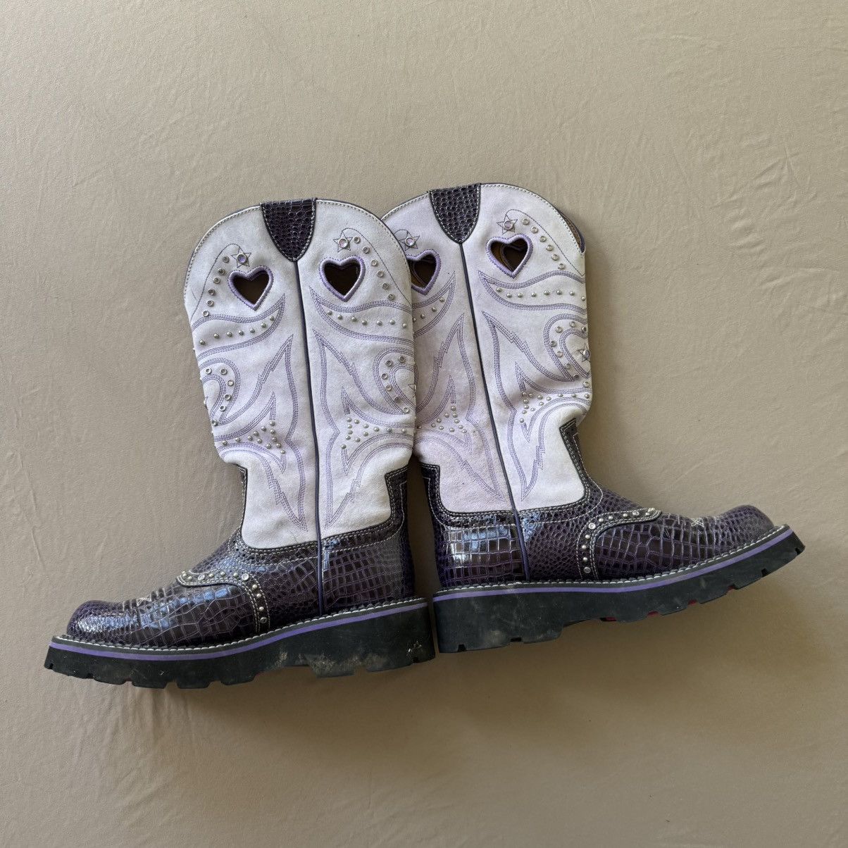 Ariat Ariat Fatbaby Gembaby Tall Buckaroo Cowboy Boots Size US 7 / IT 37 - 3 Thumbnail