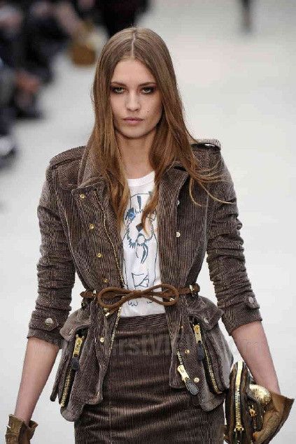 Burberry Prorsum F/W 2012 RUNWAY CORDUROY JACKET Size S / US 4 / IT 40 - 1 Thumbnail