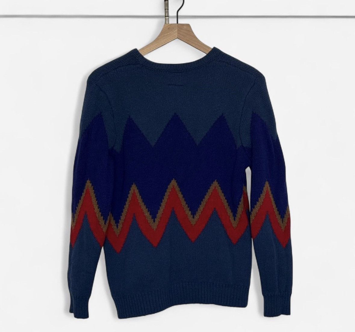 Stussy Stussy Lambswool Zig Zag Sweater Size US S / EU 44-46 / 1 - 2 Thumbnail