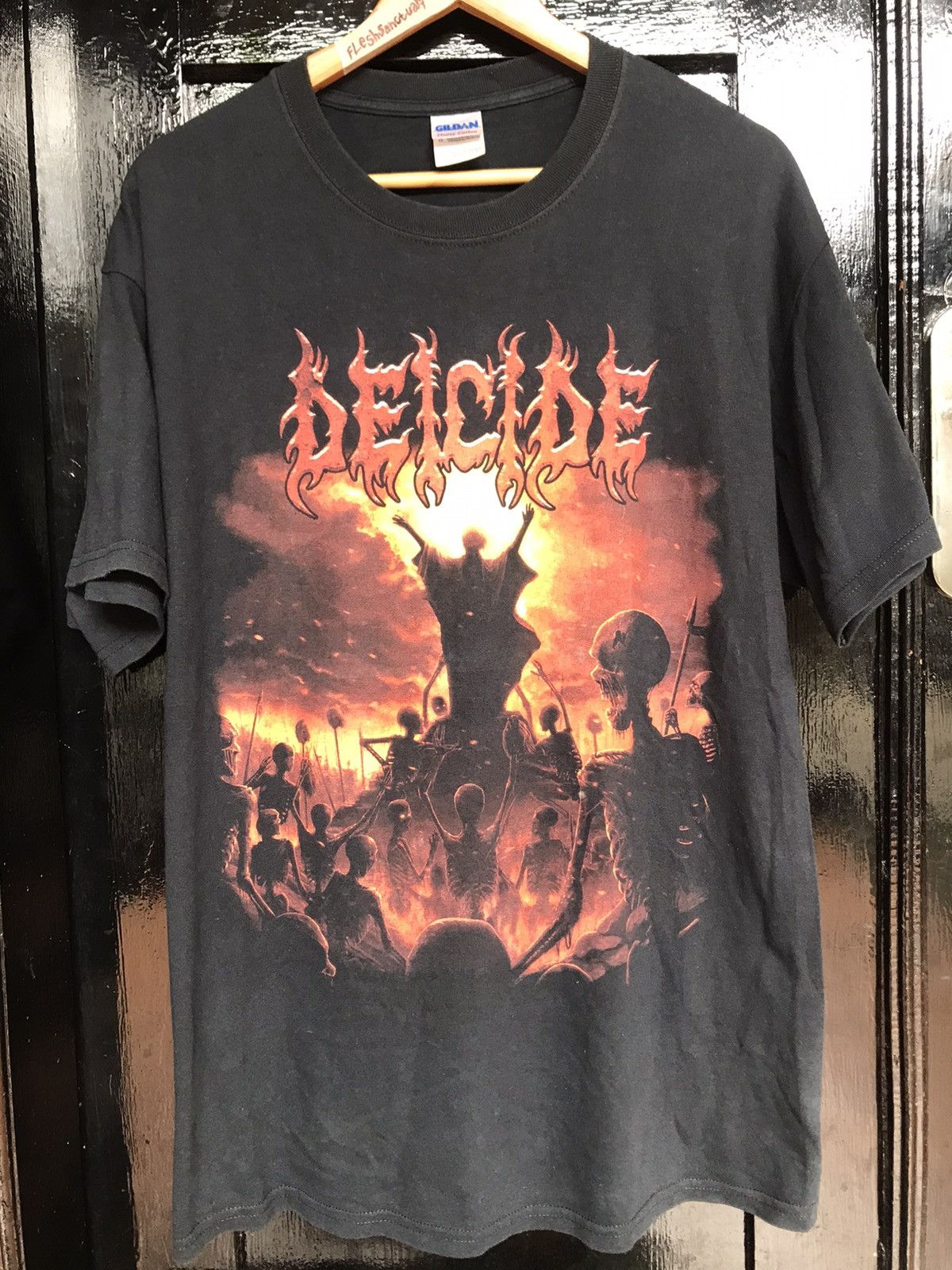 Deicide 'To Hell With God' Official Band Logo Long Sleeve T-Shirt - Men's Black Tee - View #3