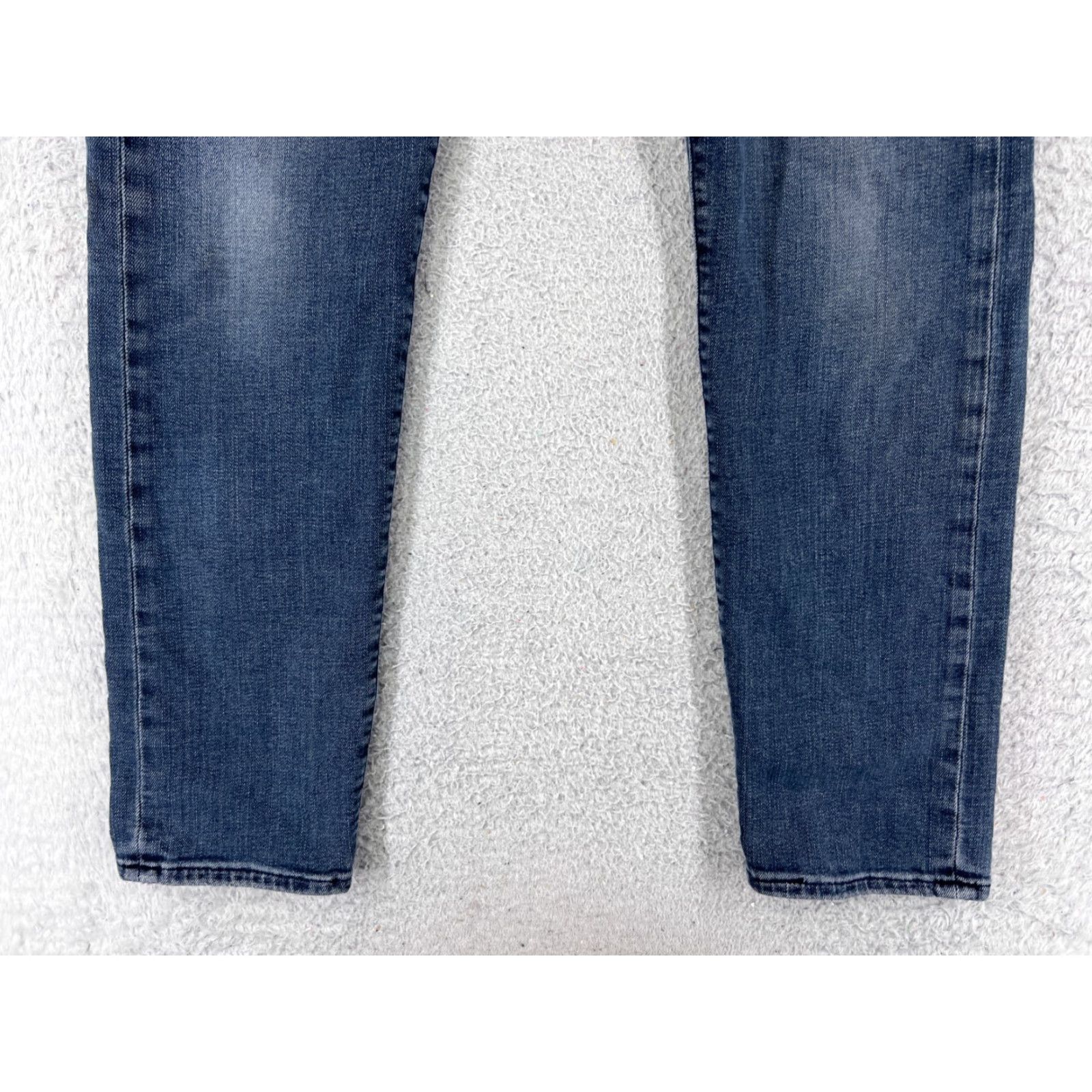 Levi's Levis Jeans Mens 30x32 Blue Denim Straight 502 Slim 5-Pocket Cotton Blend Mid Rise Vintage No N/A Size US 30 / EU 46 - 2 Thumbnail