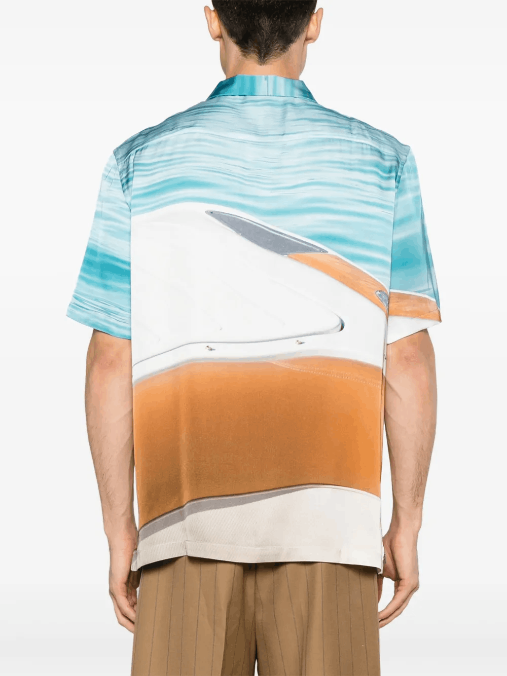 Other Boat-Print Satin Shirt Size US S / EU 44-46 / 1 - 2 Thumbnail