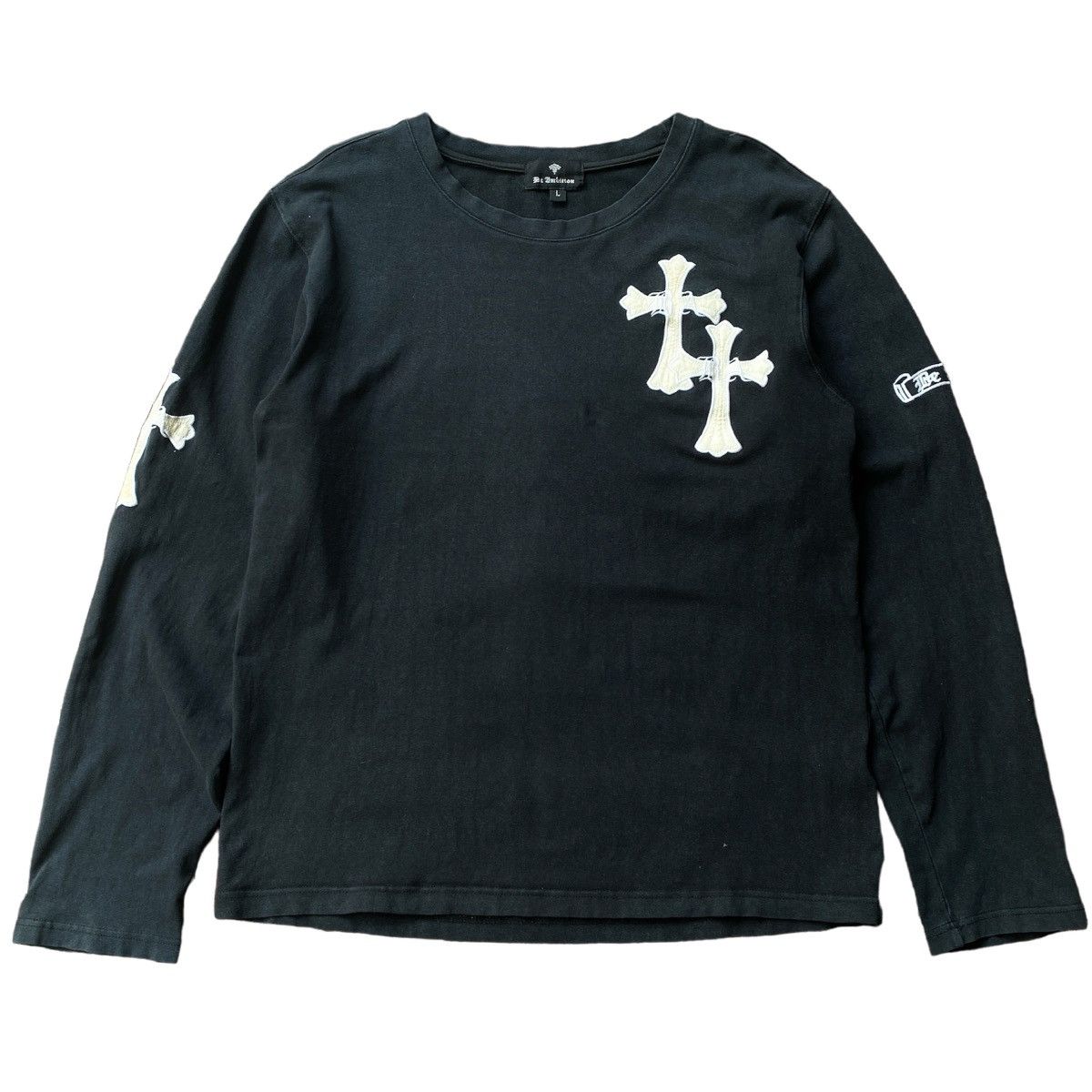 Rare BeAmbition Embroidered Wing Cross Logo Longsleeve Y2K