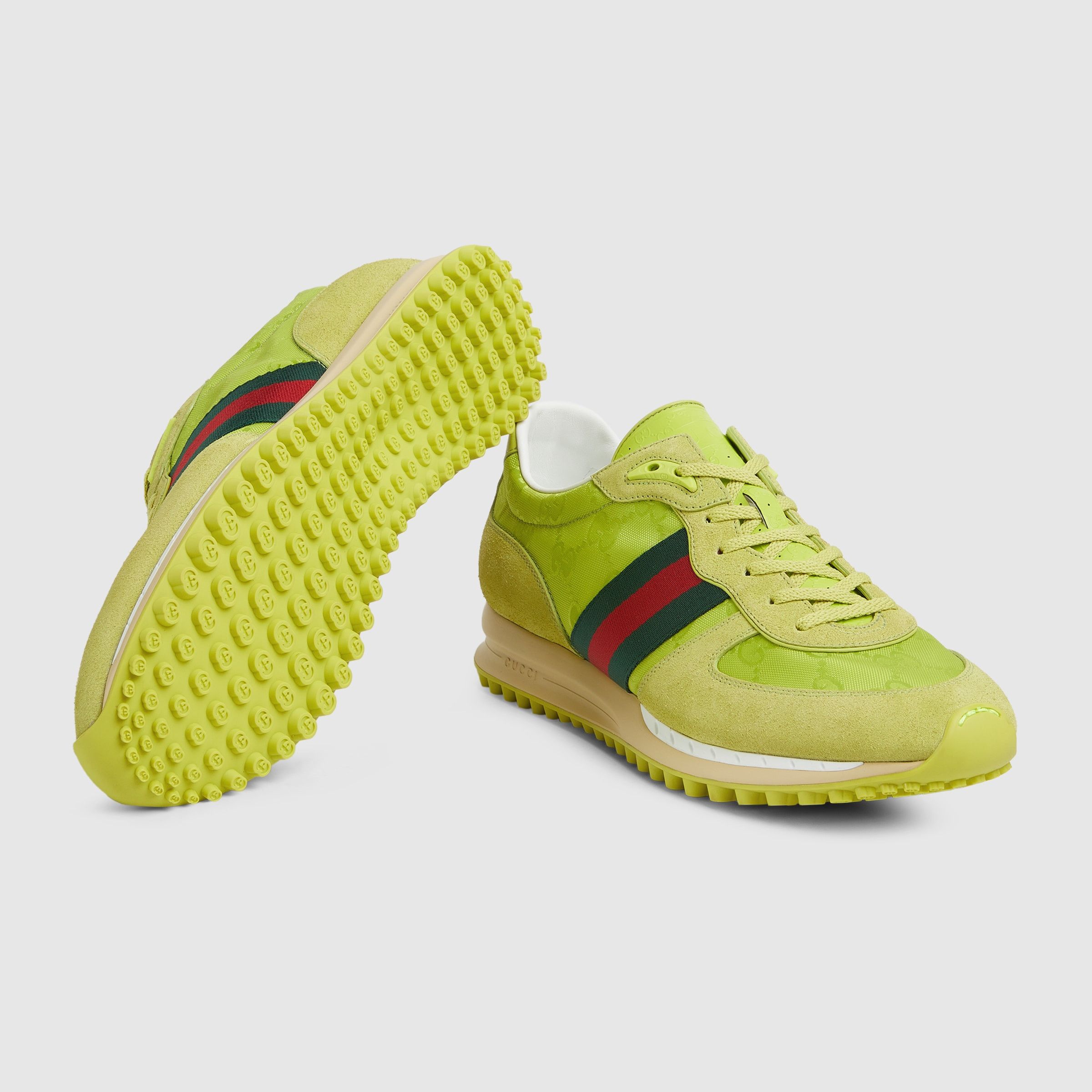 Gucci o1loc1c0326 832461 Men's Gucci Re-Motion Sneakers Green Size US 7 / EU 40 - 2 Thumbnail