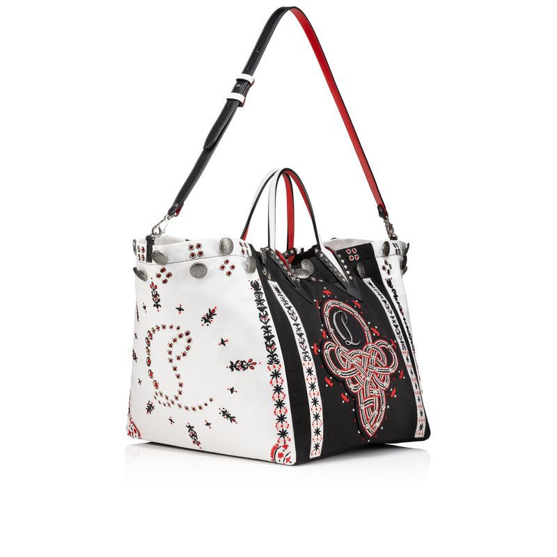 Christian Louboutin oc11z0126 Size: OS/Breizcaba Large Bag in Black/White Size ONE SIZE - 2 Thumbnail