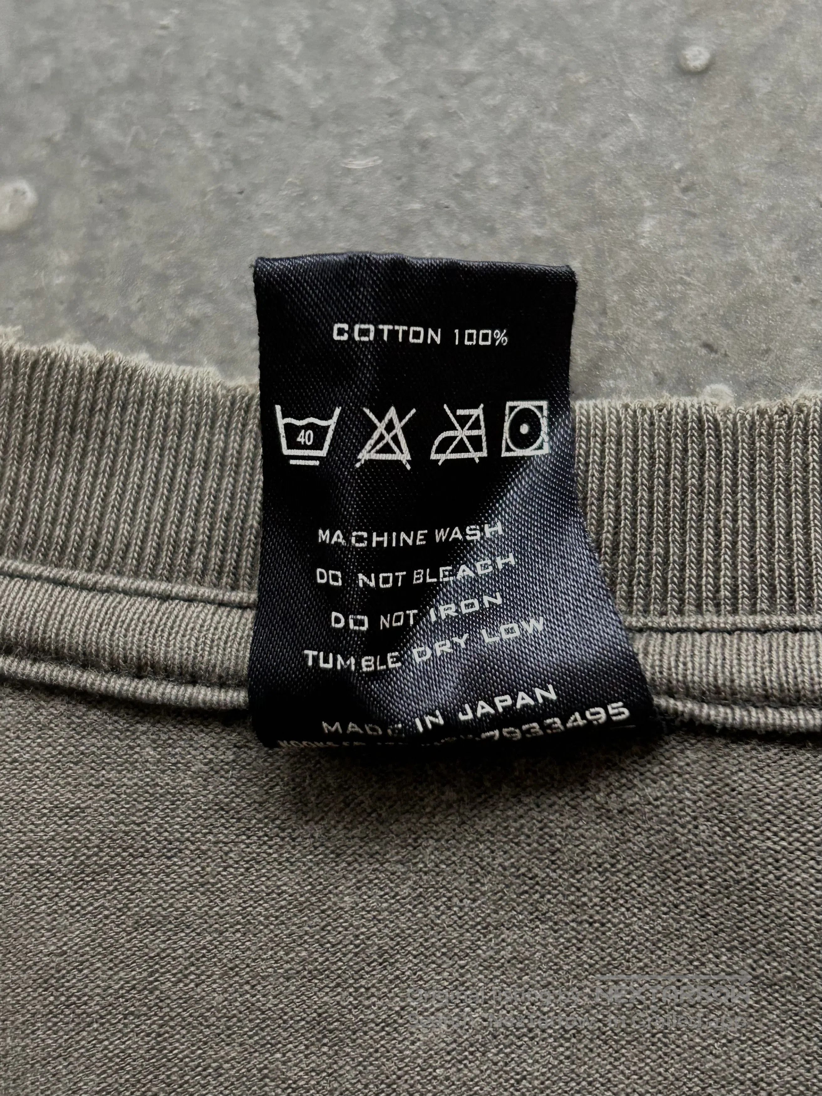 DEN IM by SIKI IM Number (N)ine 04ss Slogan Distressed Tee. Size US M / EU 48-50 / 2 - 9 Thumbnail