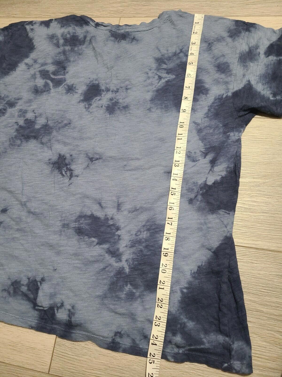 Designer Knit Riot Aerosmith T Shirt Small Blue Tie Dye Band tee Size S / US 4 / IT 40 - 6 Thumbnail