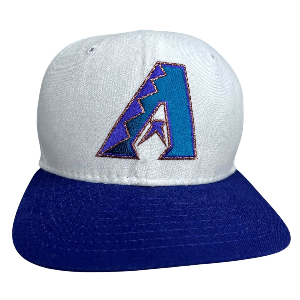 MLB × New Era × Vintage 1990s MLB Arizona Diamondbacks Plain Logo New Era Snapback Size ONE SIZE - 5 Thumbnail