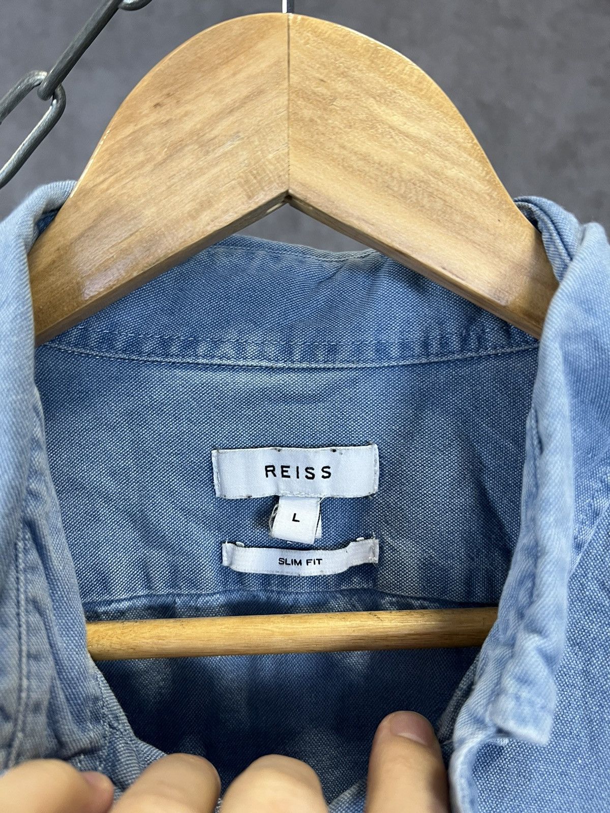 Reiss Reiss designer shirt Size US L / EU 52-54 / 3 - 4 Thumbnail