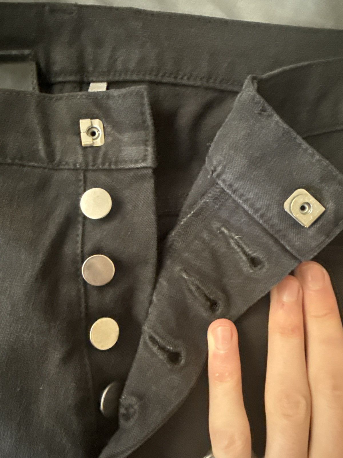 Hedi Slimane Dior Homme Stretch Black Denim Size US 30 / EU 46 - 6 Thumbnail