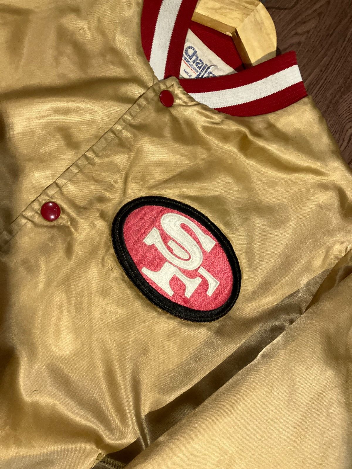 Chalk Line NFL 49ers Varsity Jacket Size US XL / EU 56 / 4 - 4 Thumbnail