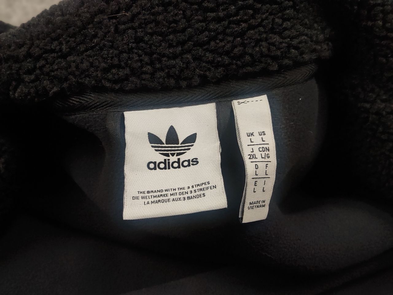 Adidas Adidas Originals Premium Polar Fleece Teddy Zip Jacket Size US L / EU 52-54 / 3 - 14 Thumbnail
